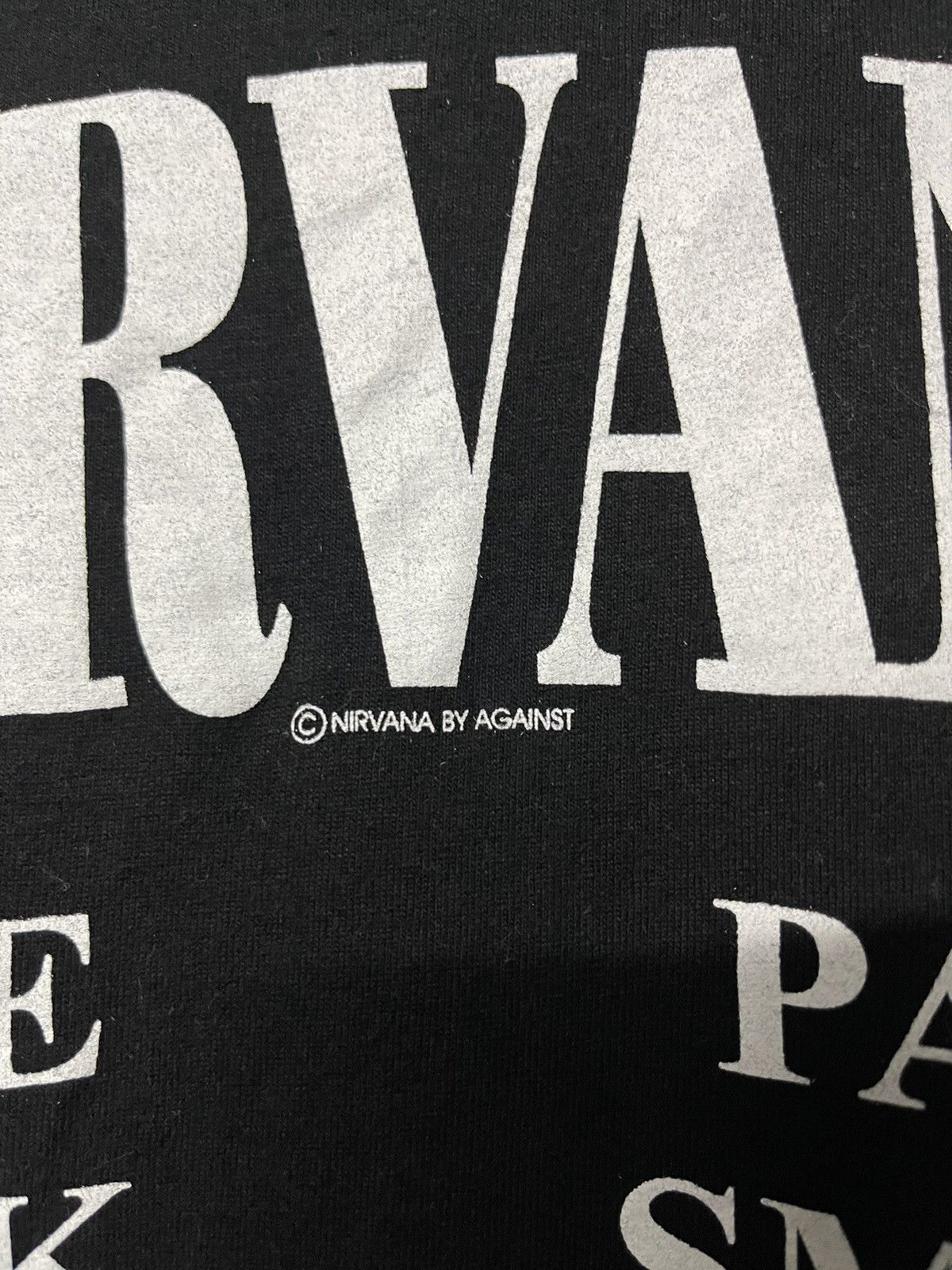 Band Tees × Vintage Vintage Nirvana Indecisive Bootleg By Against Tees Size US L / EU 52-54 / 3 - 7 Thumbnail