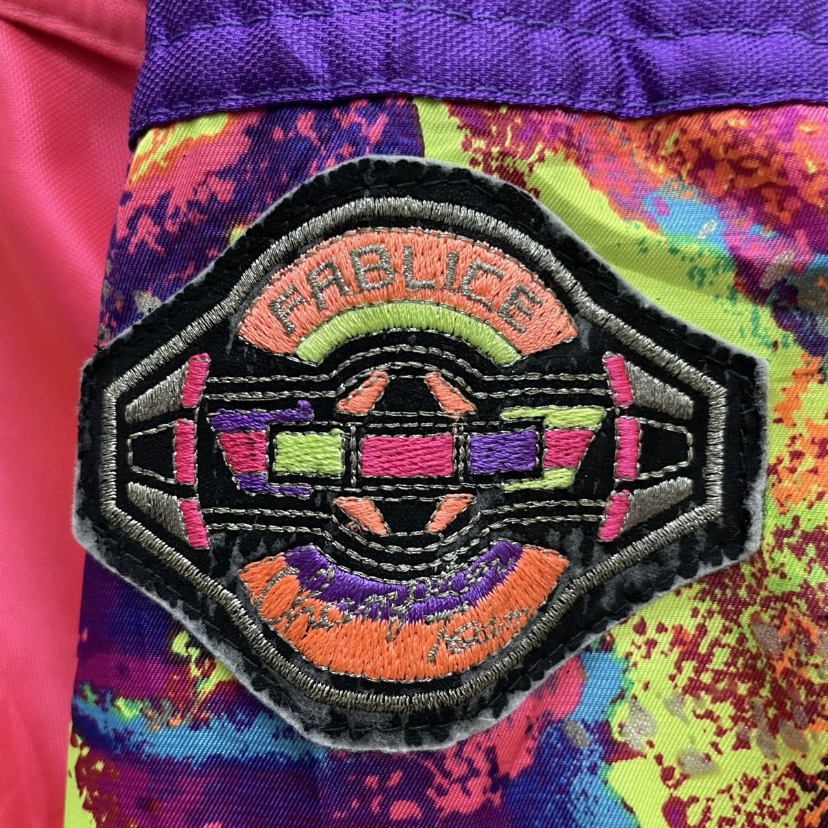 Japanese Brand × Vintage 💥80s FABLICE ZERMATT ABSTRACK MULTICOLOUR JACKET Size M / US 6-8 / IT 42-44 - 7 Thumbnail
