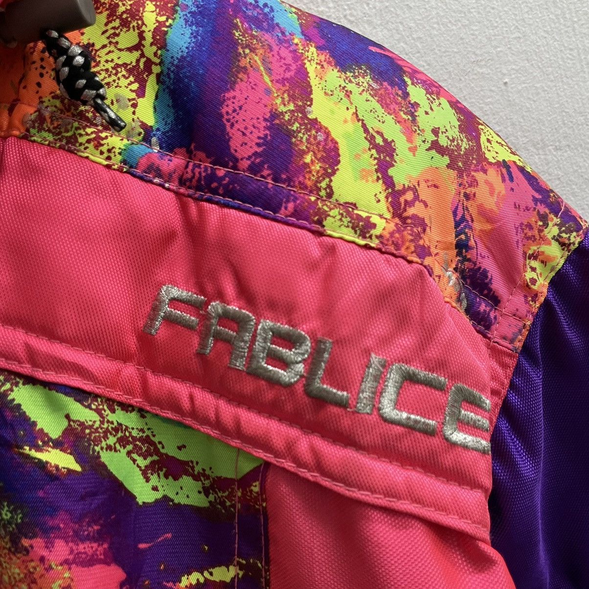 Japanese Brand × Vintage 💥80s FABLICE ZERMATT ABSTRACK MULTICOLOUR JACKET Size M / US 6-8 / IT 42-44 - 6 Thumbnail