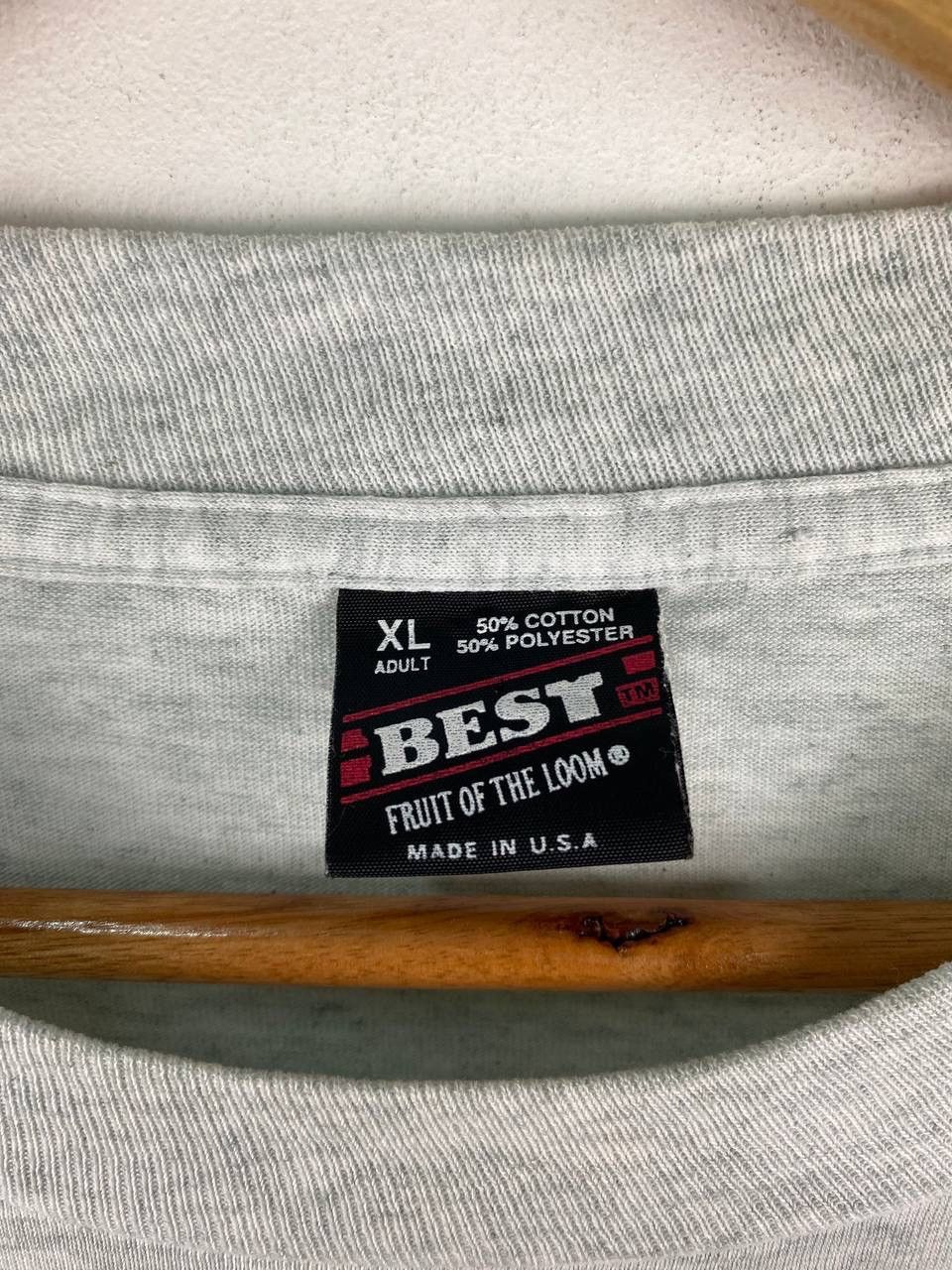 Fruit Of The Loom Vintage 90s Jurassic park tshirt single stitch Size US XL / EU 56 / 4 - 3 Thumbnail