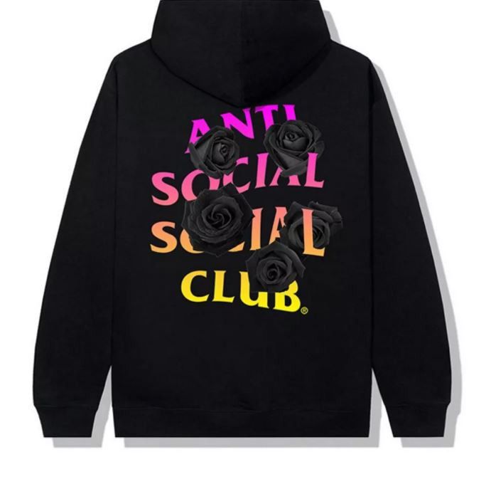 Anti Social Social Club Anti Social Social Club In The Lead Black Hoodie ASSC New Grailed