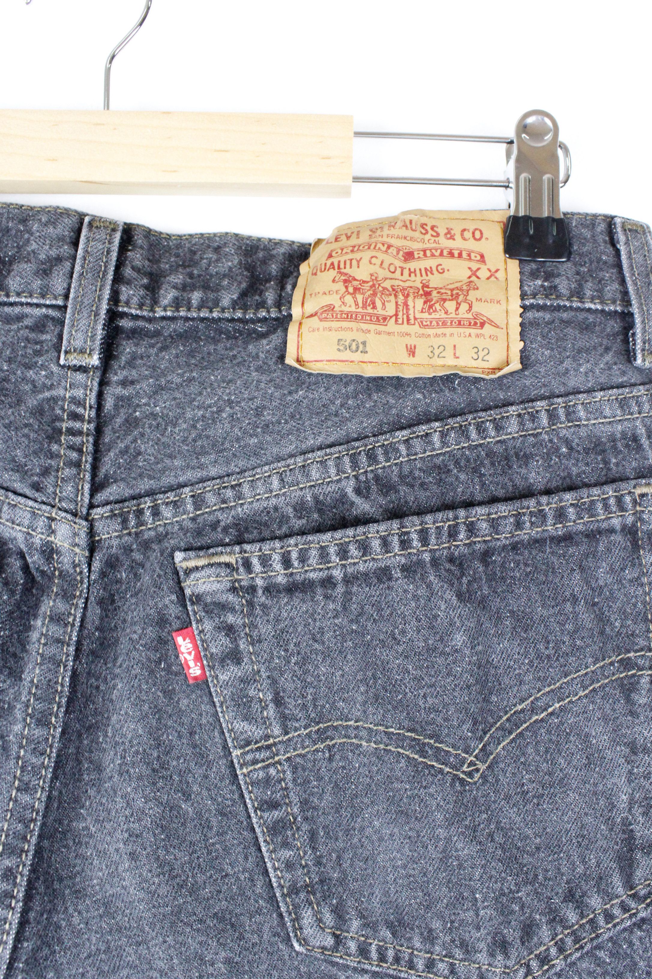 Levi's × Levi's Vintage Clothing × Vintage Vintage Levis 501 Red Tab Logo Jeans Washed Denim Pants Size US 32 / EU 48 - 6 Thumbnail