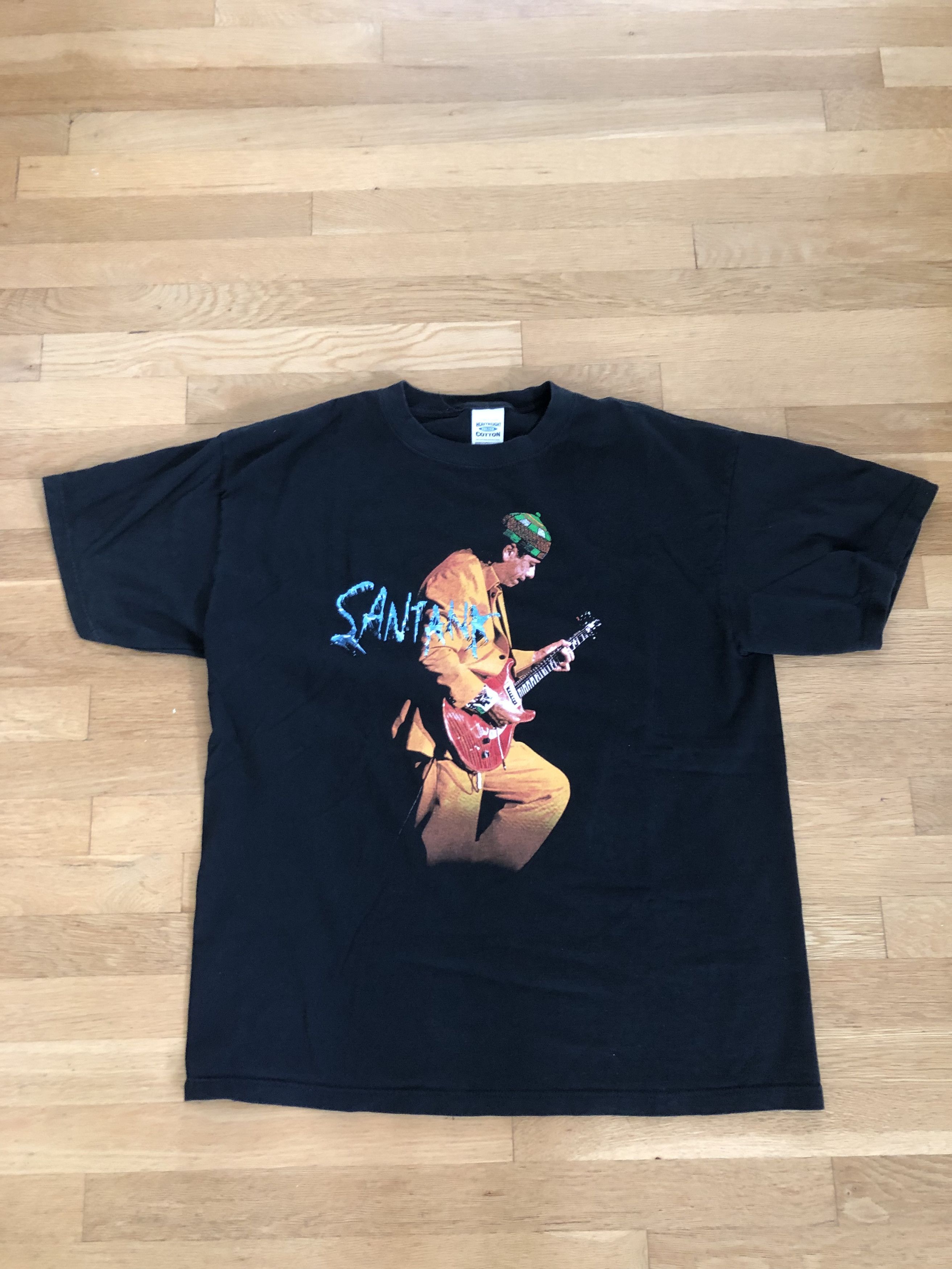 Band Tees × Vintage Vintage Carlos Santana Supernatural 2000 Tour 