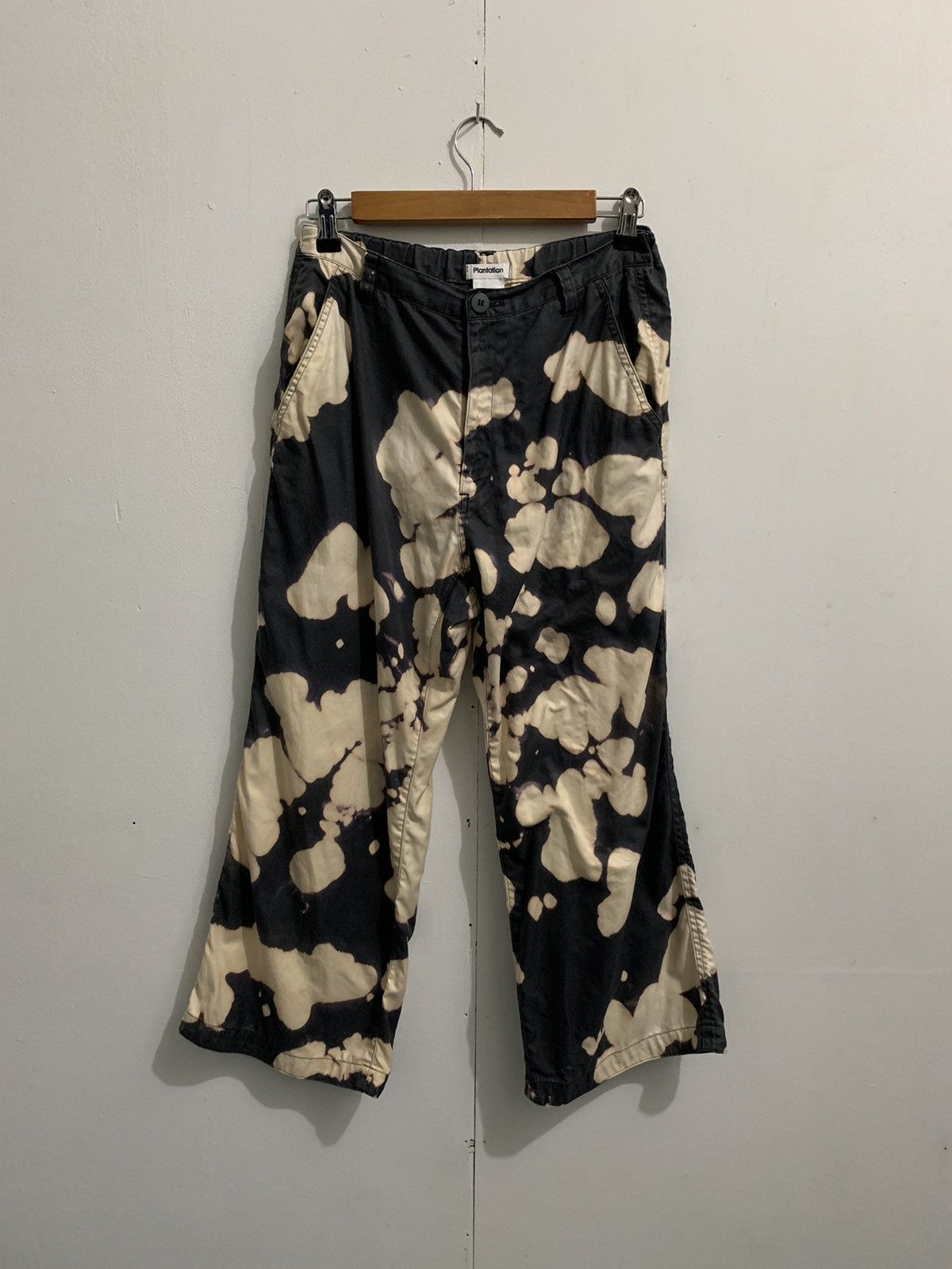 Issey Miyake × Japanese Brand × Vintage Plantation Baggy Pants Bleach Size US 26 / EU 42 - 1 Thumbnail