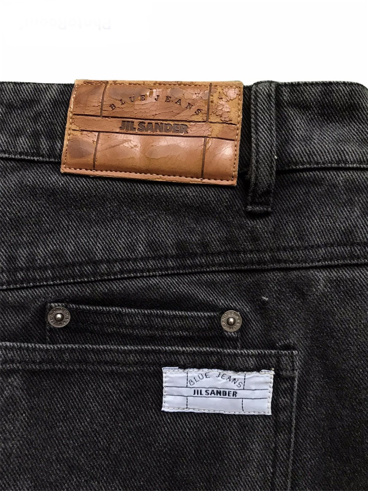 Jil Sander Jil Sander + Washed Black Denim Jeans 44 size Blue Jeans Size 30" / US 8 / IT 44 - 7 Thumbnail