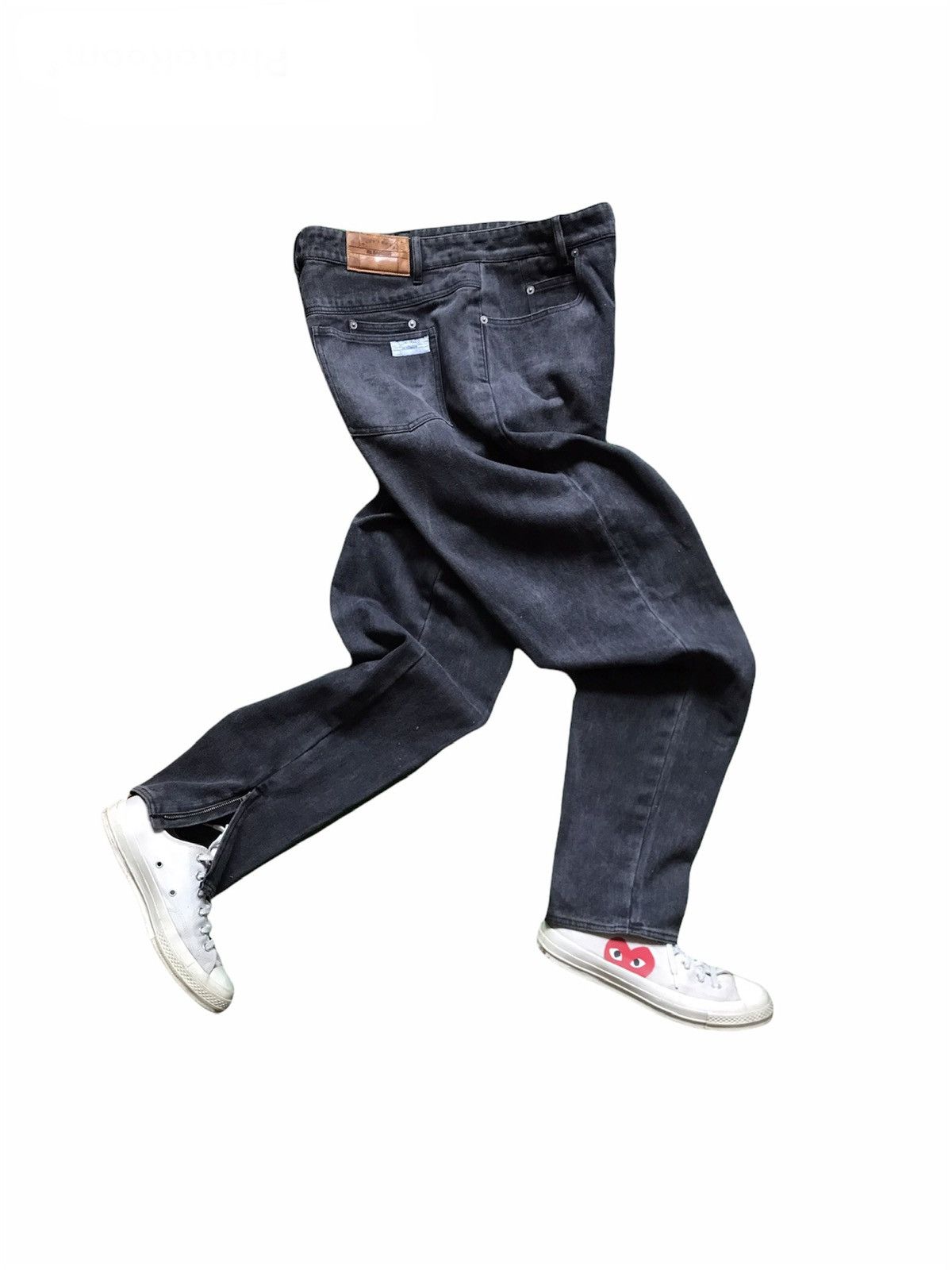 Jil Sander Jil Sander + Washed Black Denim Jeans 44 size Blue Jeans Size 30" / US 8 / IT 44 - 1 Thumbnail