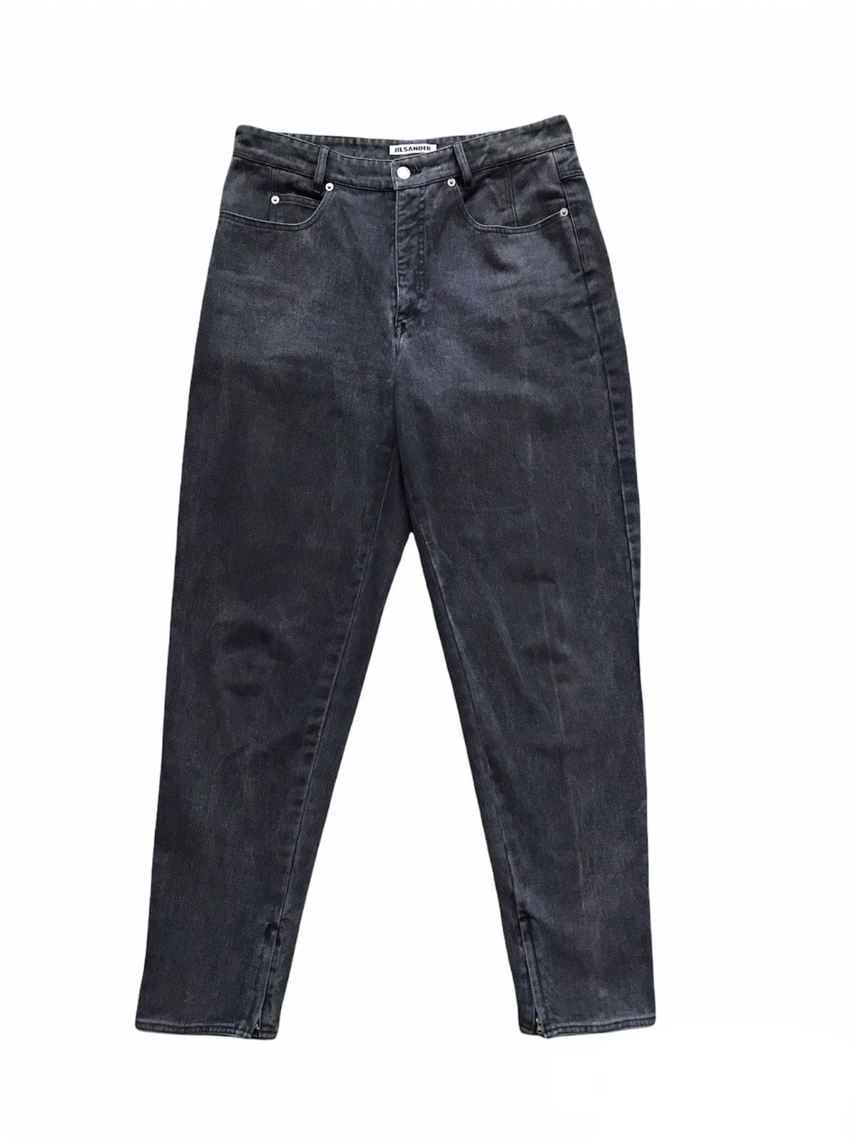 Jil Sander Jil Sander + Washed Black Denim Jeans 44 size Blue Jeans Size 30" / US 8 / IT 44 - 2 Thumbnail