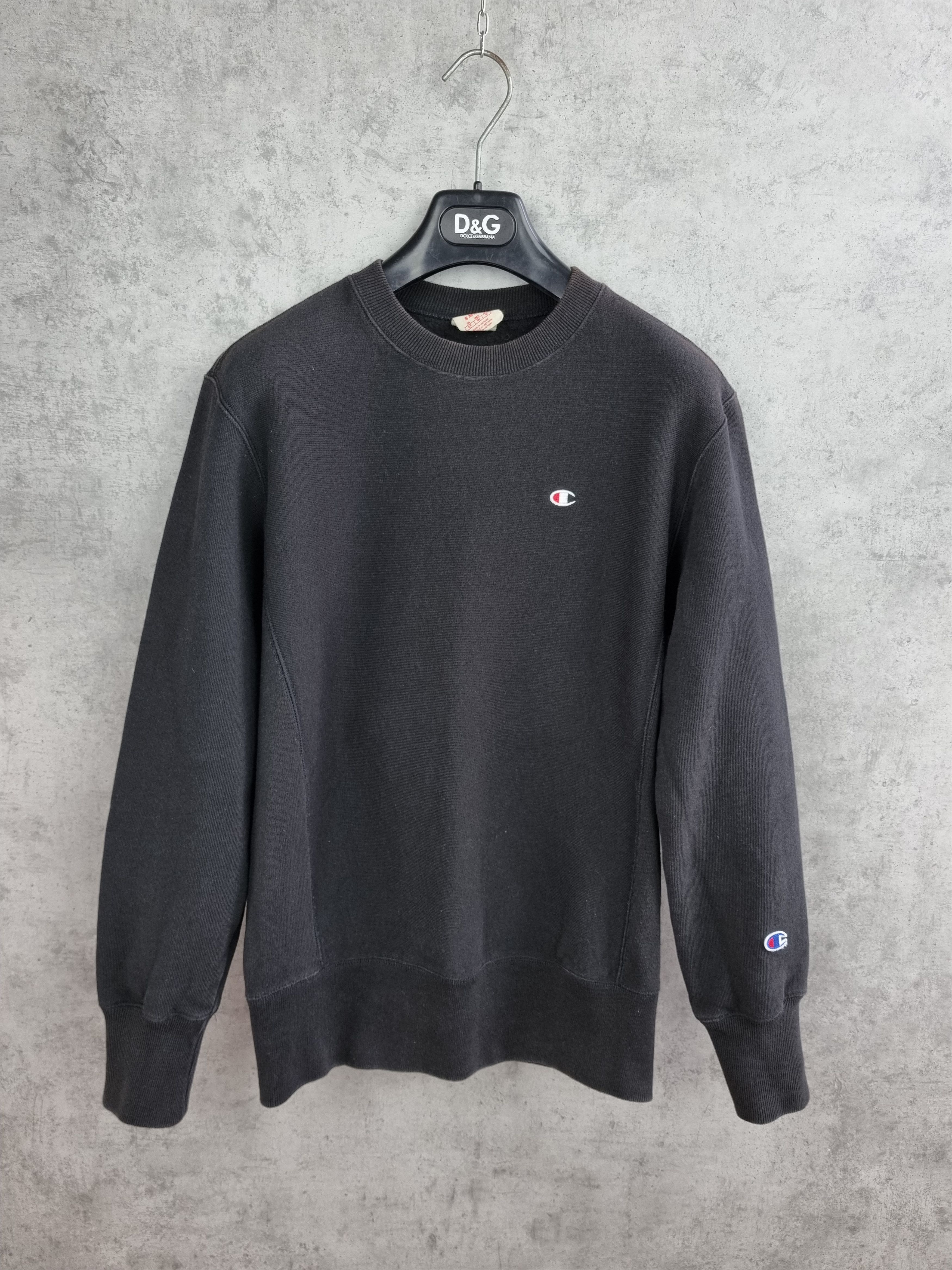 Champion × Vintage 90s Champion Reverse Wave Vintage Sweatshirt Size US S / EU 44-46 / 1 - 1 Thumbnail