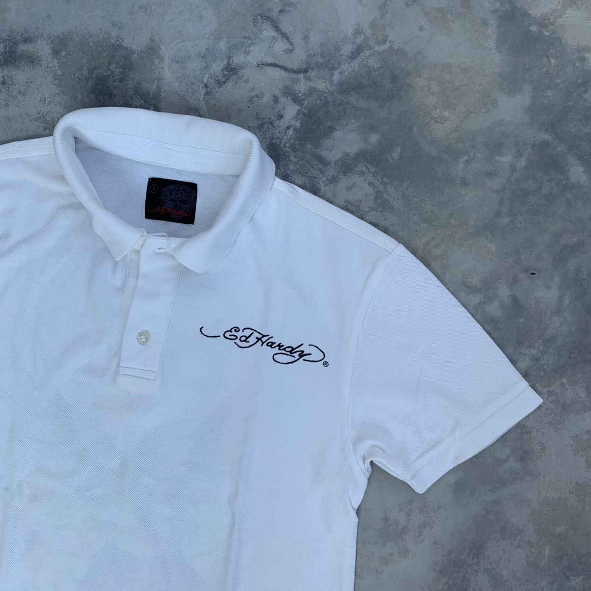 Christian Audigier Ed Hardy Polo Shirt Size US S / EU 44-46 / 1 - 3 Thumbnail