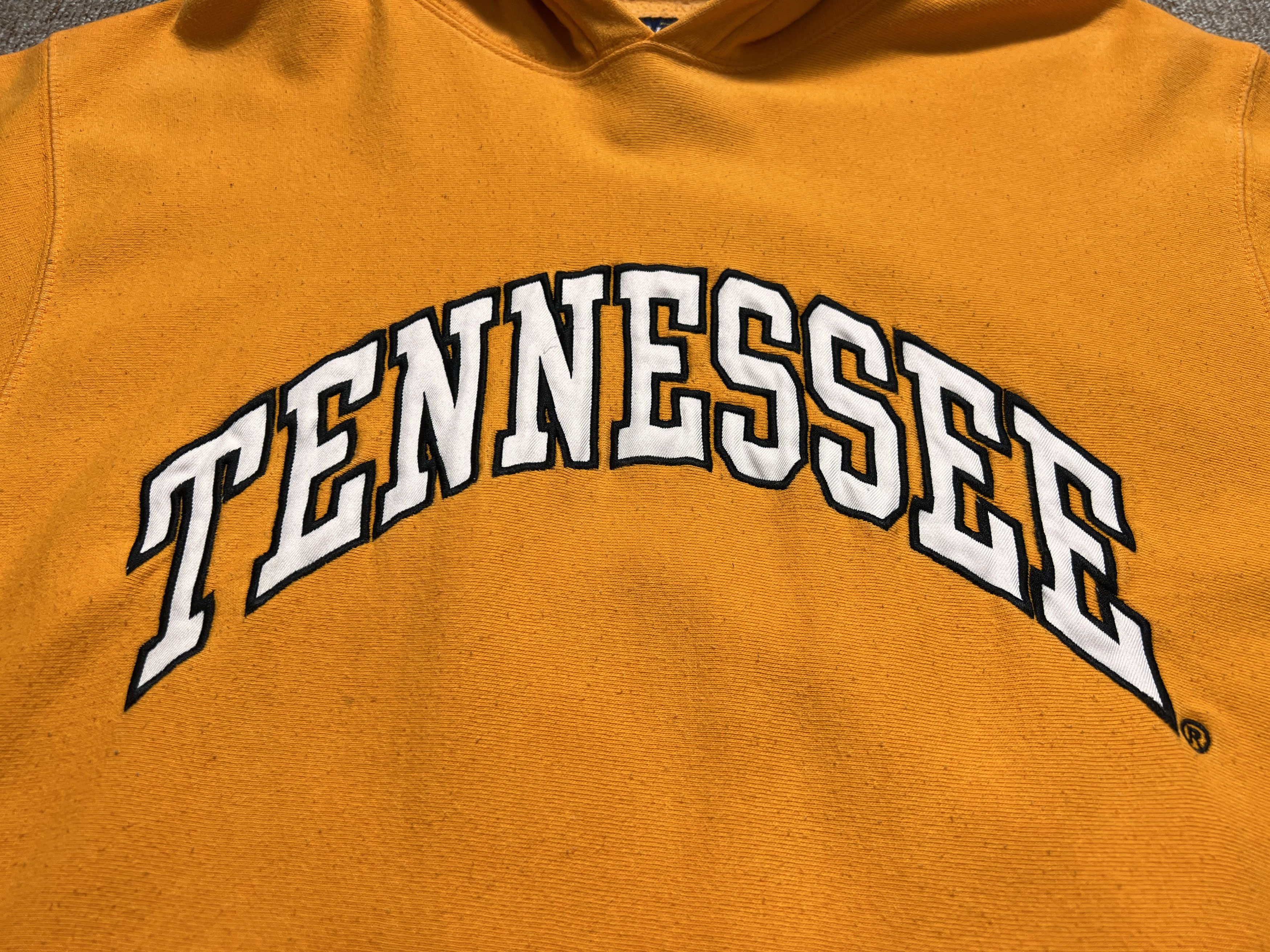 Steve And Barrys × Vintage Tennessee Collegiate Orange Pullover Hoodie Heavyweight Size US L / EU 52-54 / 3 - 6 Thumbnail