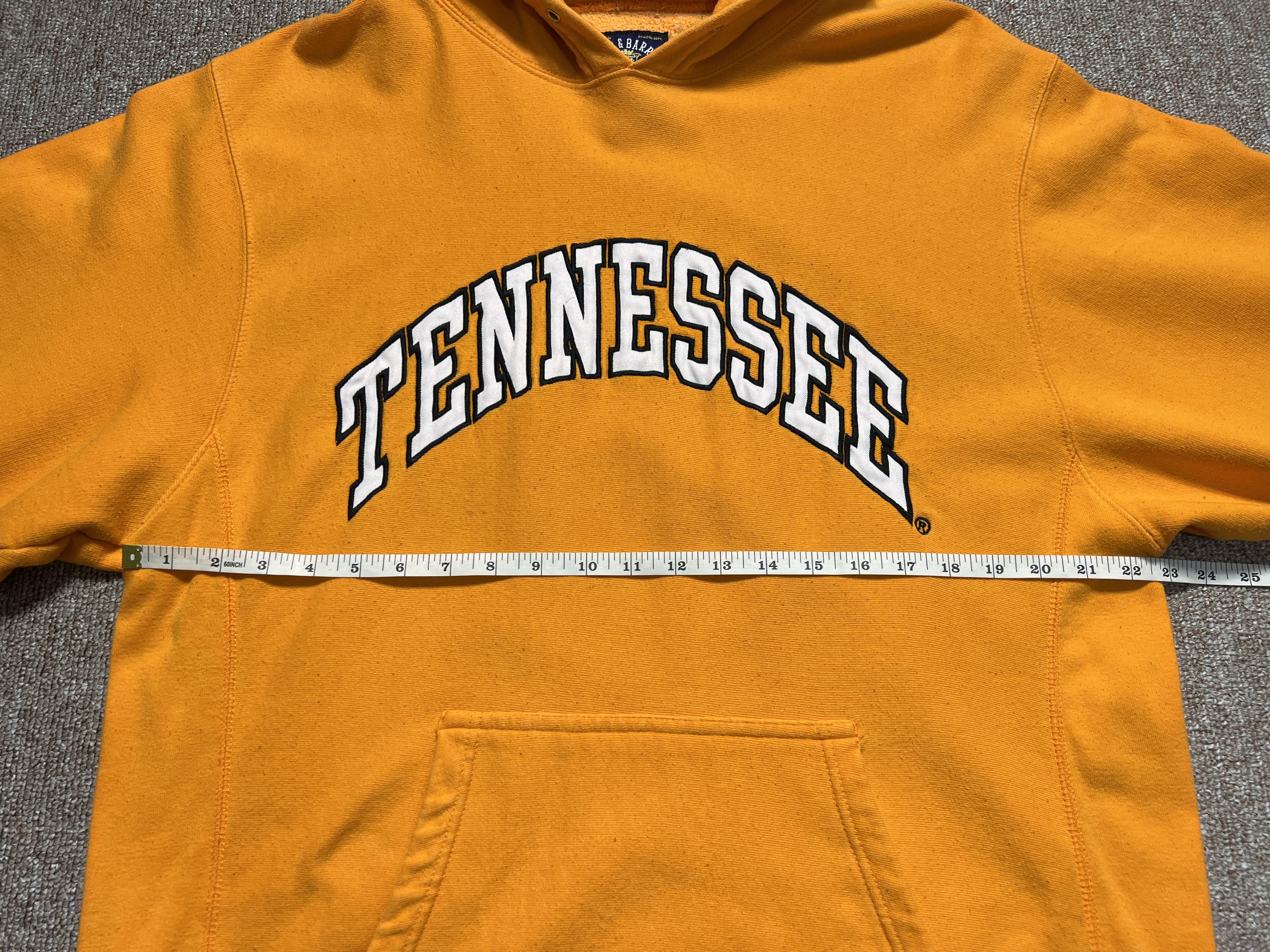 Steve And Barrys × Vintage Tennessee Collegiate Orange Pullover Hoodie Heavyweight Size US L / EU 52-54 / 3 - 7 Thumbnail