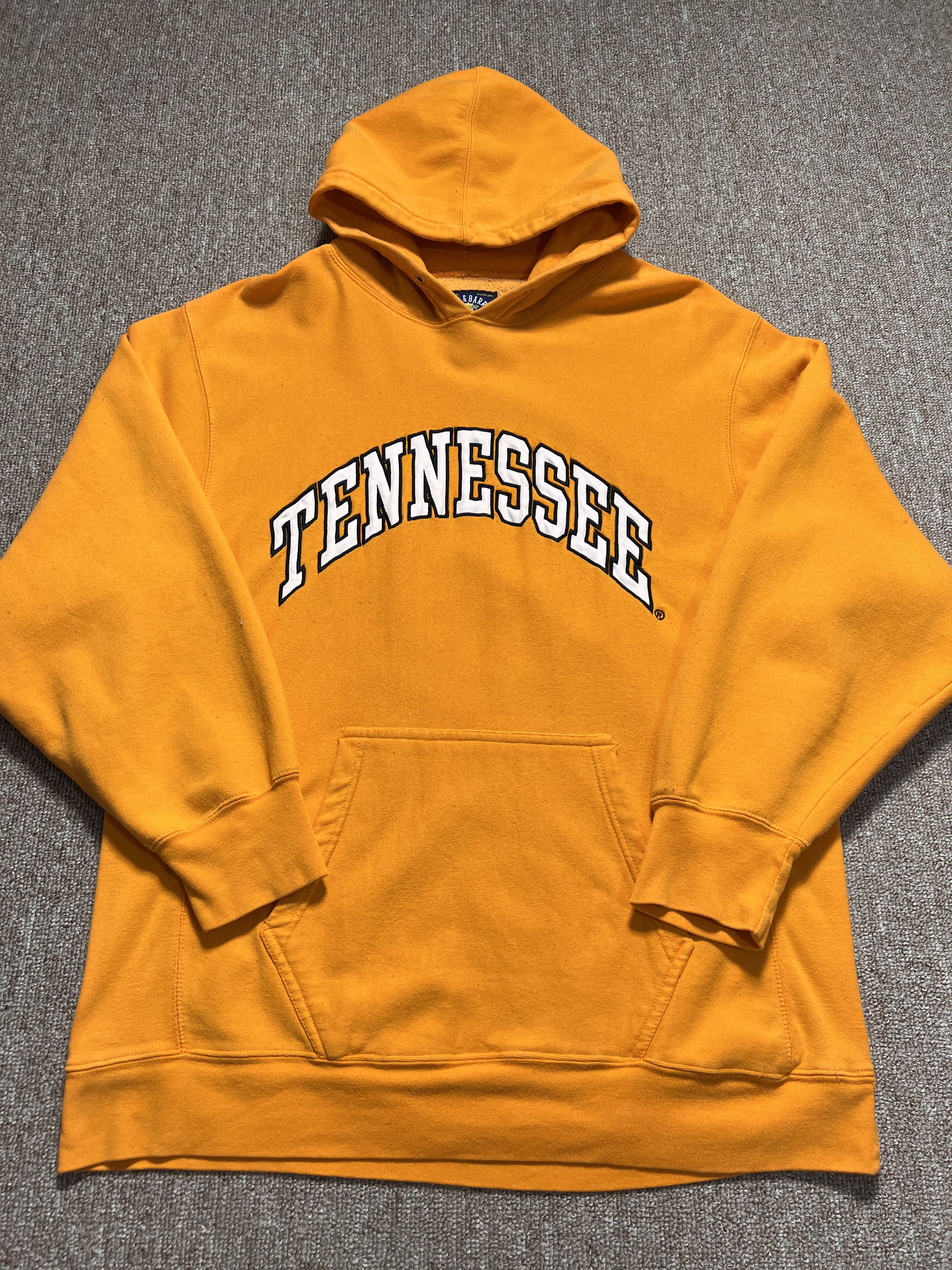 Steve And Barrys × Vintage Tennessee Collegiate Orange Pullover Hoodie Heavyweight Size US L / EU 52-54 / 3 - 4 Thumbnail