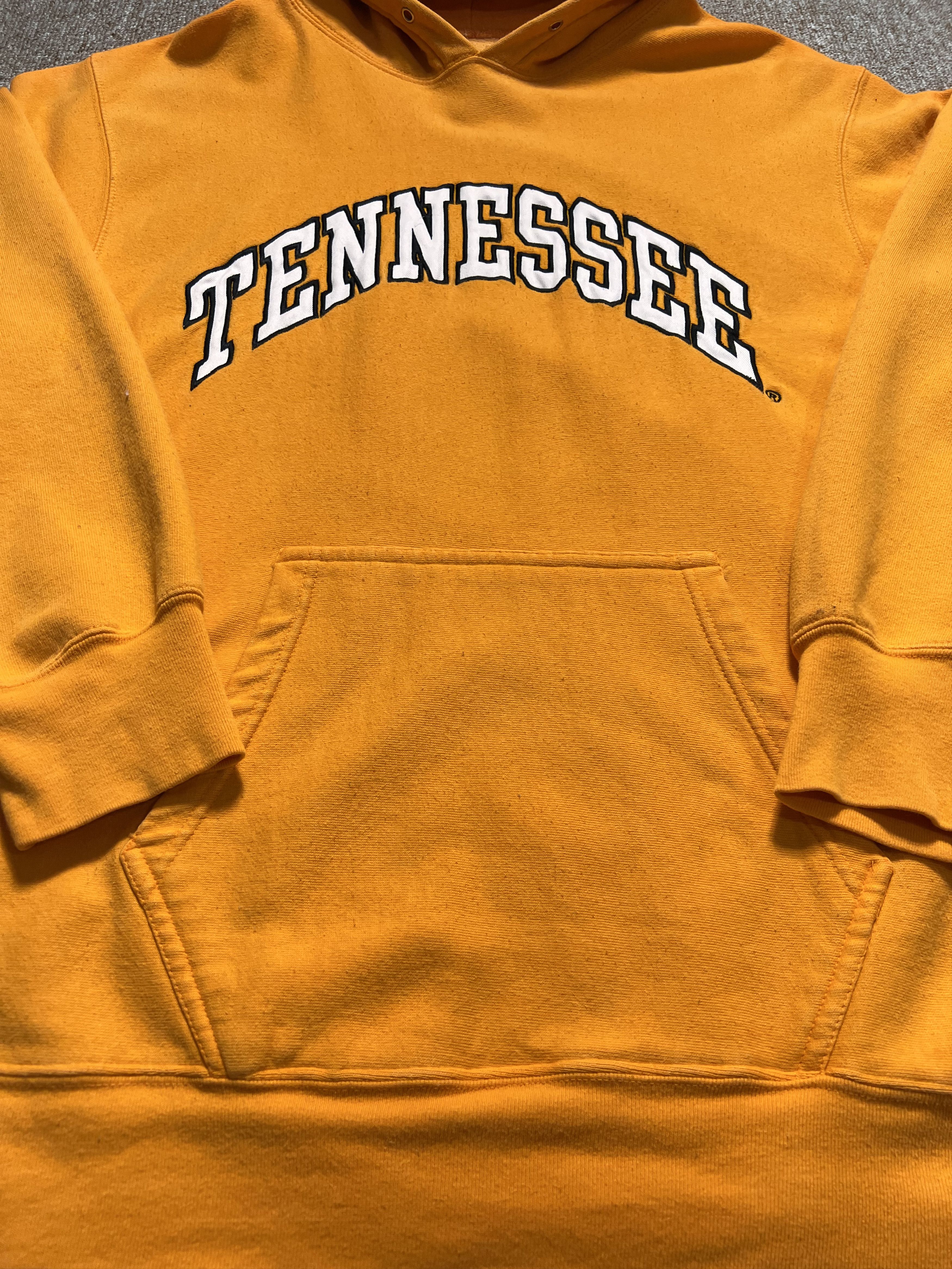 Steve And Barrys × Vintage Tennessee Collegiate Orange Pullover Hoodie Heavyweight Size US L / EU 52-54 / 3 - 5 Thumbnail