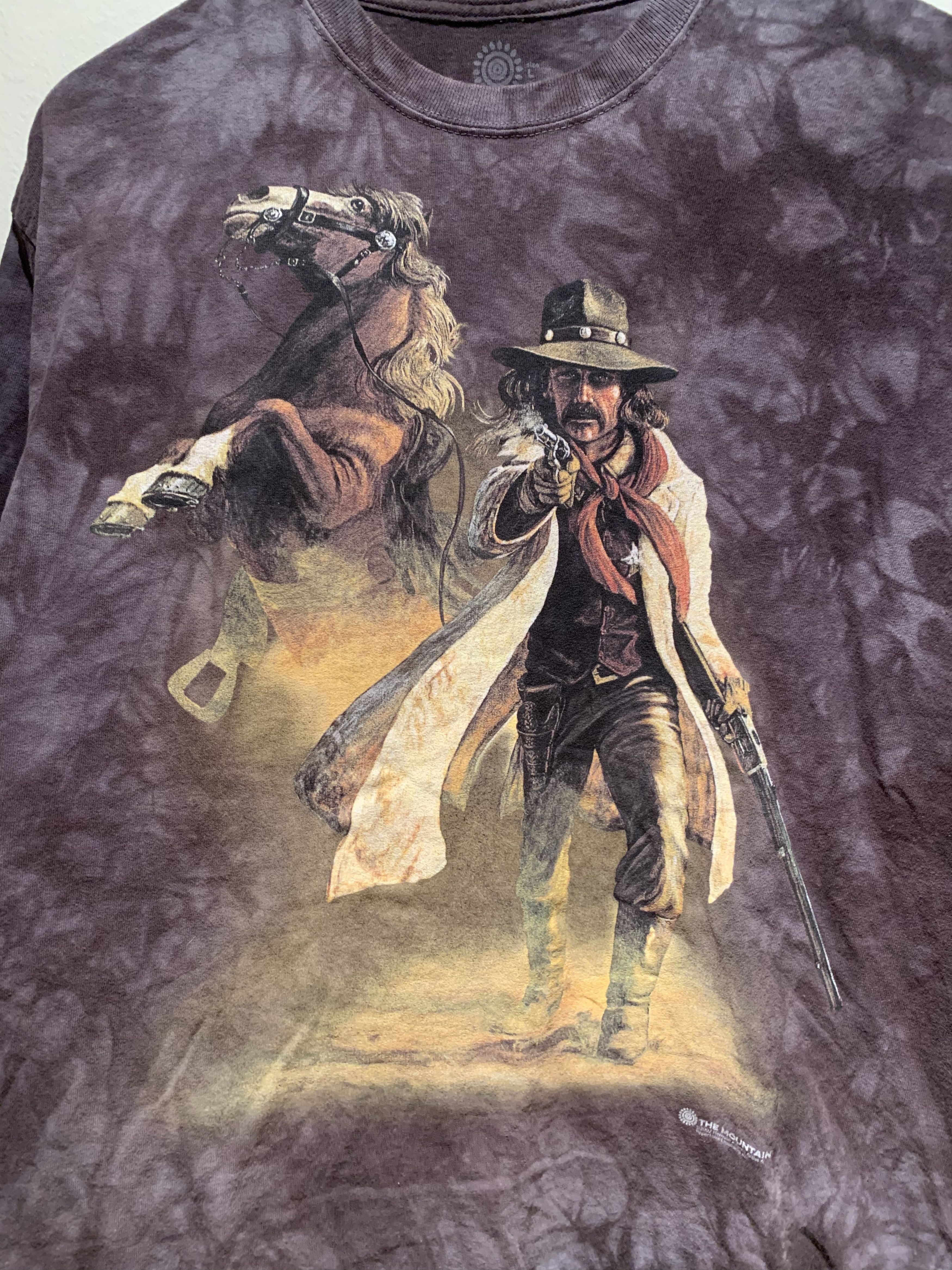 The Mountain *RARE* The Mountain Cowboy Sheriff Print T-Shirt - Large Size US L / EU 52-54 / 3 - 2 Thumbnail