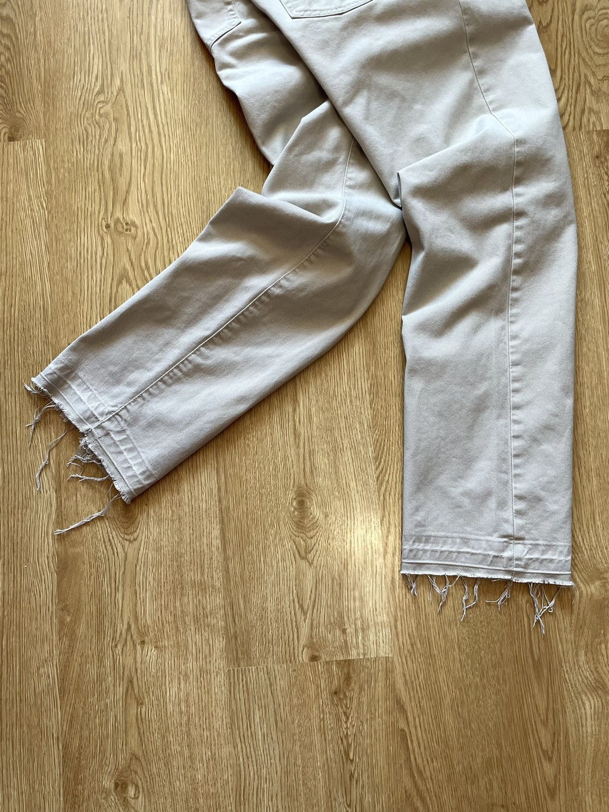 Levi's Vintage 90s Levis 517 Released Hem Beige Denim Jeans Pants Size US 32 / EU 48 - 3 Thumbnail