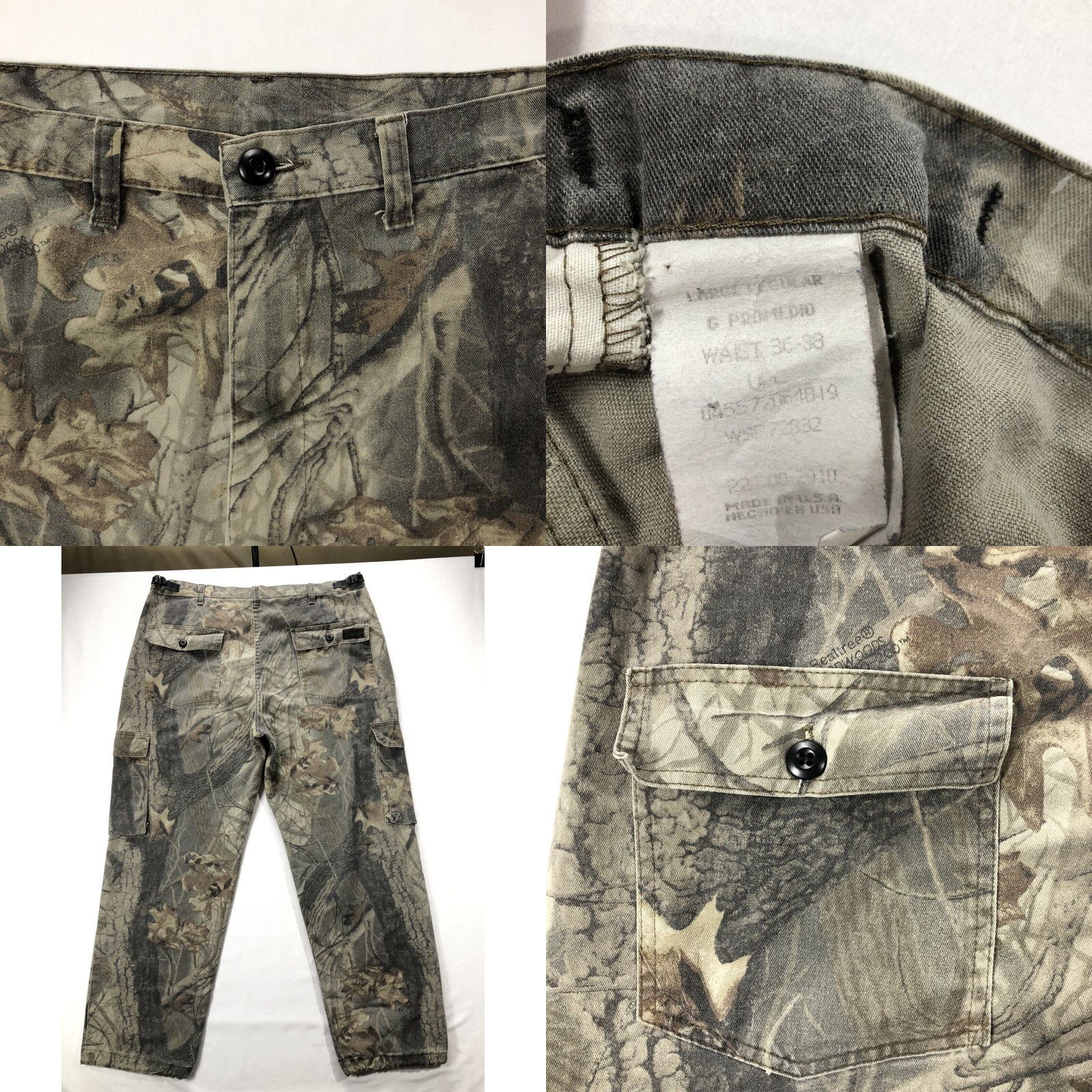 Vintage Liberty VTG Realtree Camo Cargo Hunting Pants Size US 33 - 4 Thumbnail
