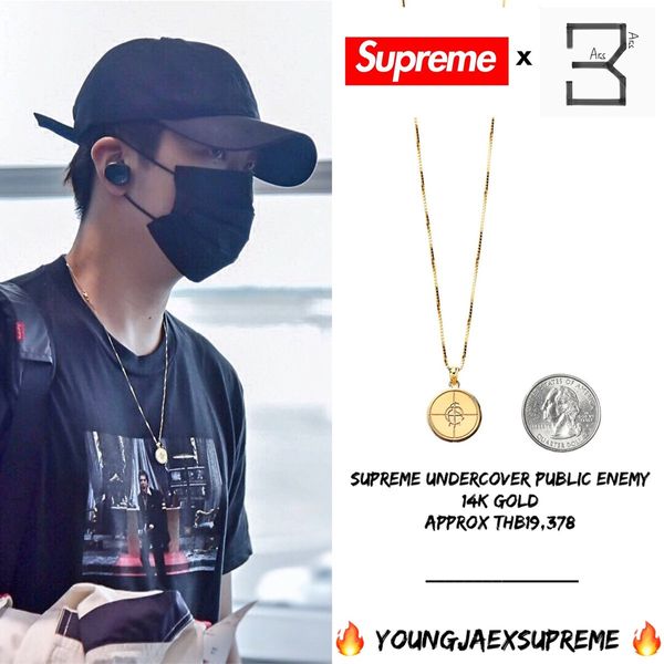 最安値購入 Supreme Public Enemy 14K Gold Pendant - メンズ