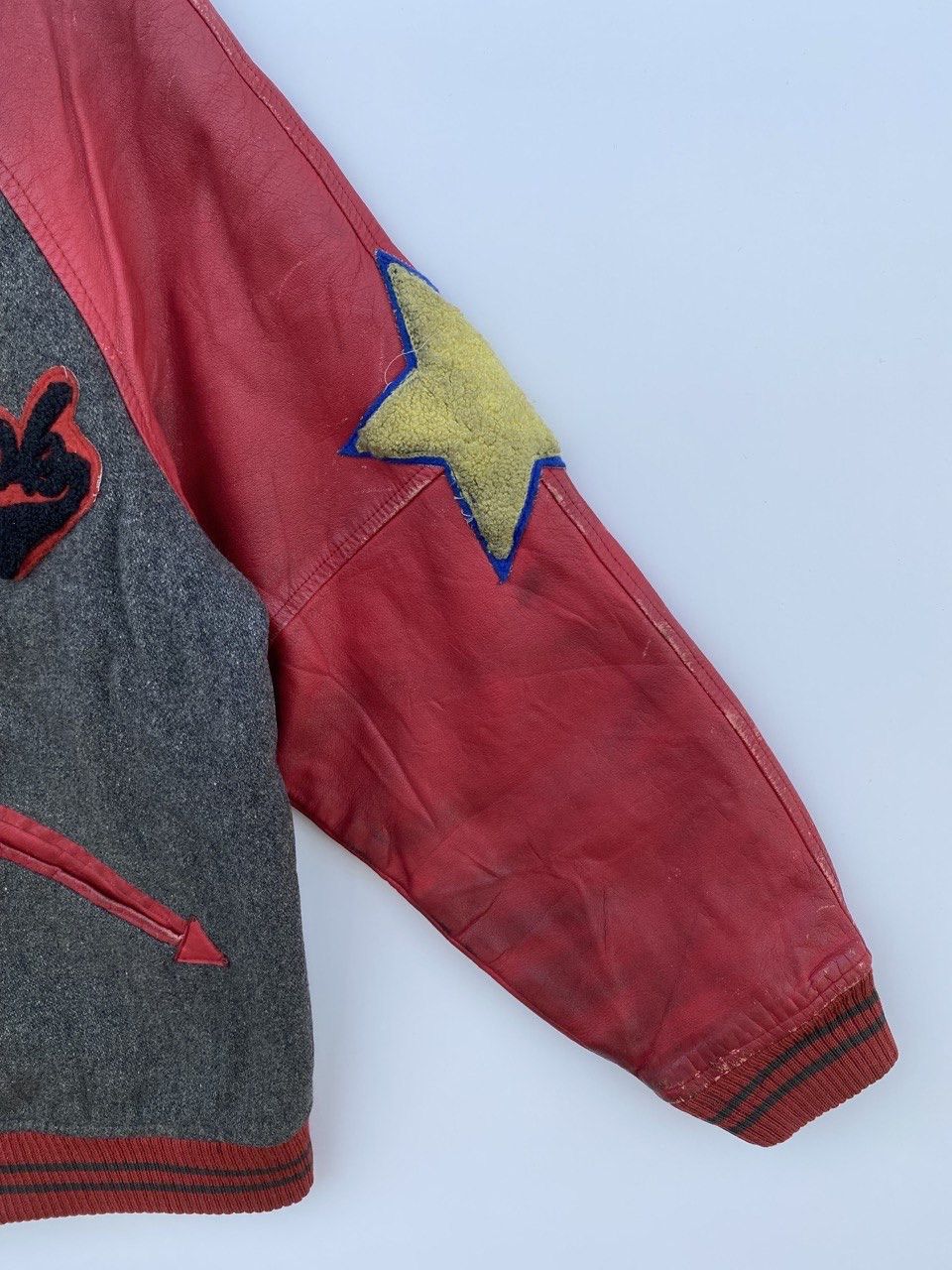 Reebok Vintage 90s Reebok Embroidery Leather Varsity Jacket Size US L / EU 52-54 / 3 - 7 Thumbnail