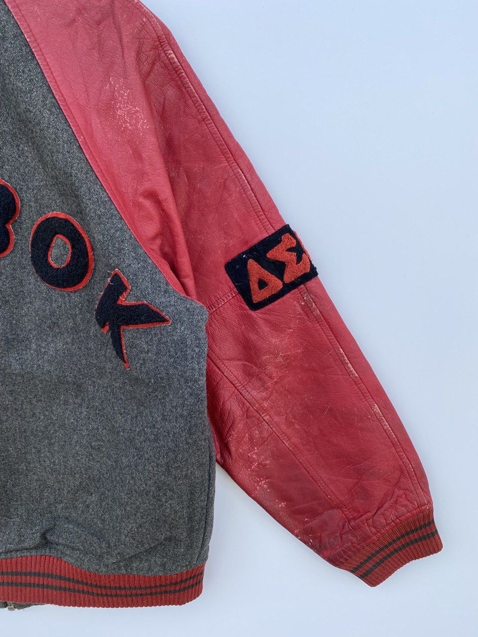 Reebok Vintage 90s Reebok Embroidery Leather Varsity Jacket Size US L / EU 52-54 / 3 - 5 Thumbnail