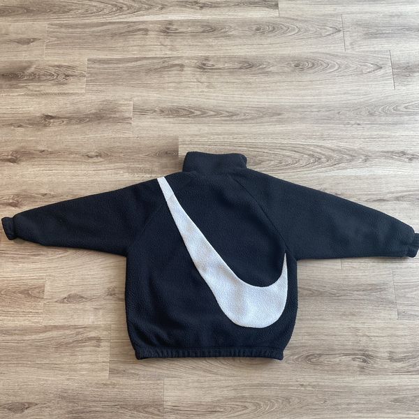 swoosh reversible sherpa jacket
