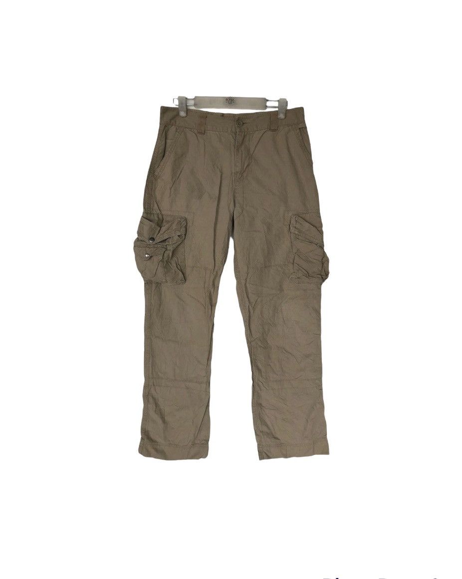 RRL POLO by Ralph Lauren Beige Cargo Trousers Pockets Pant