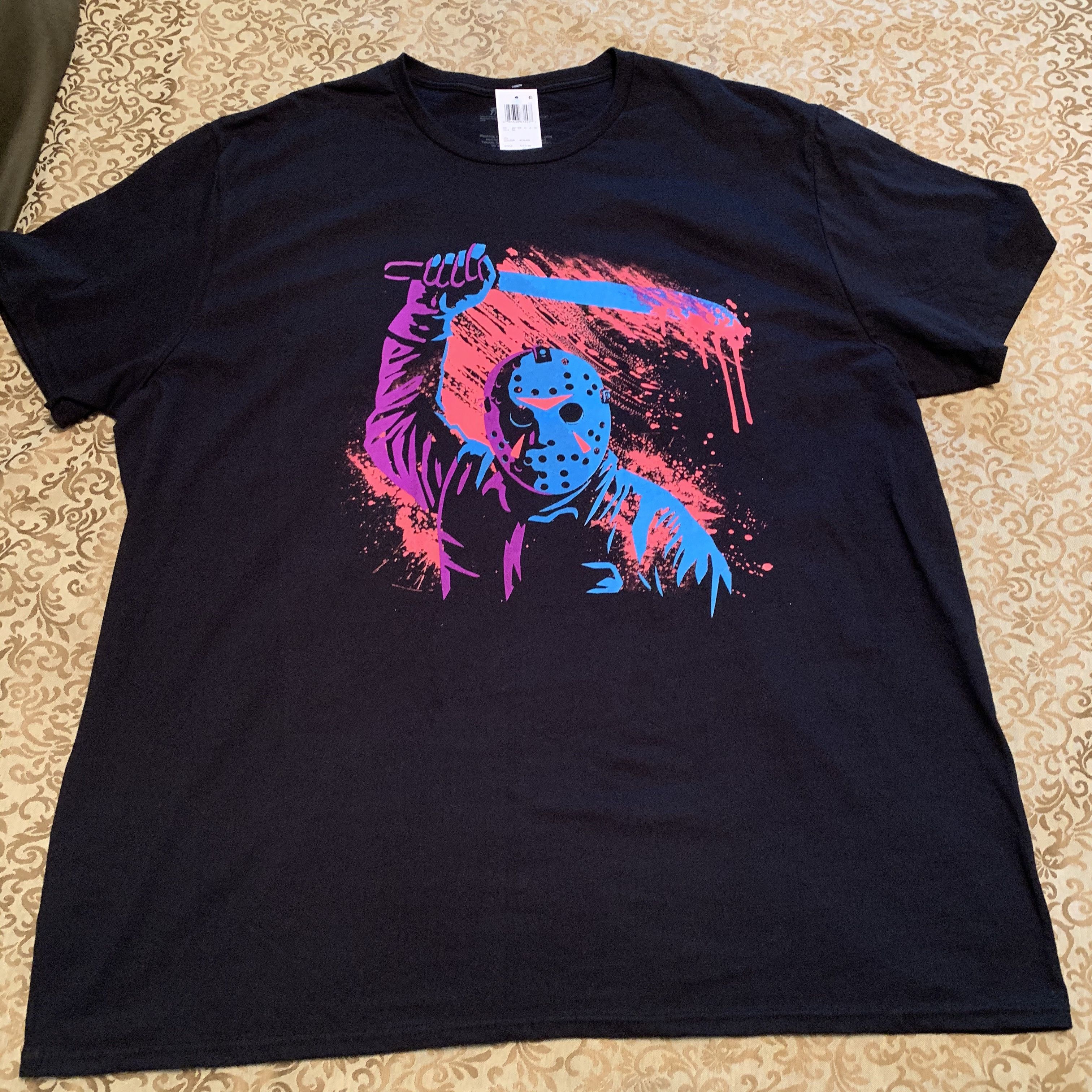 Vintage Deadstock Friday the 13th Machete Tee Size US XXL / EU 58 / 5 - 1 Thumbnail