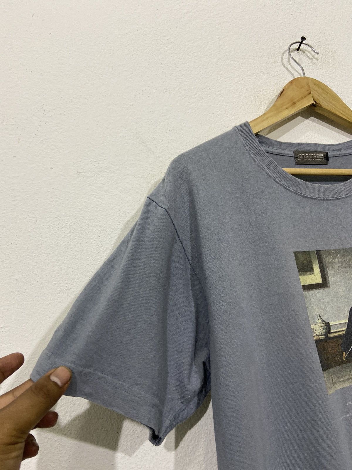 Vintage Vintage Vilhelm Hammershøi Danish Painter Tshirt Size US L / EU 52-54 / 3 - 2 Thumbnail