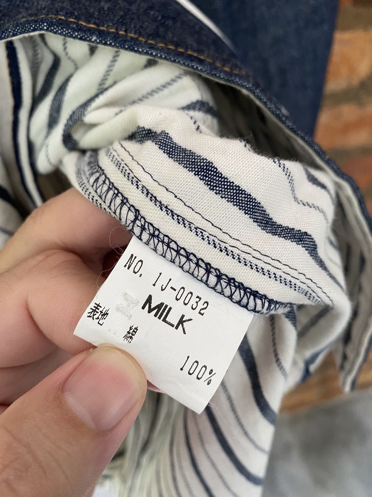 Japanese Brand RARE!! 90s MILKBOY rebuild double collar hybrid light jacket Size US L / EU 52-54 / 3 - 13 Thumbnail