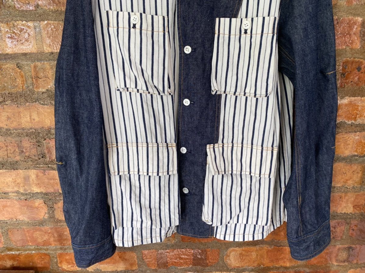 Japanese Brand RARE!! 90s MILKBOY rebuild double collar hybrid light jacket Size US L / EU 52-54 / 3 - 4 Thumbnail