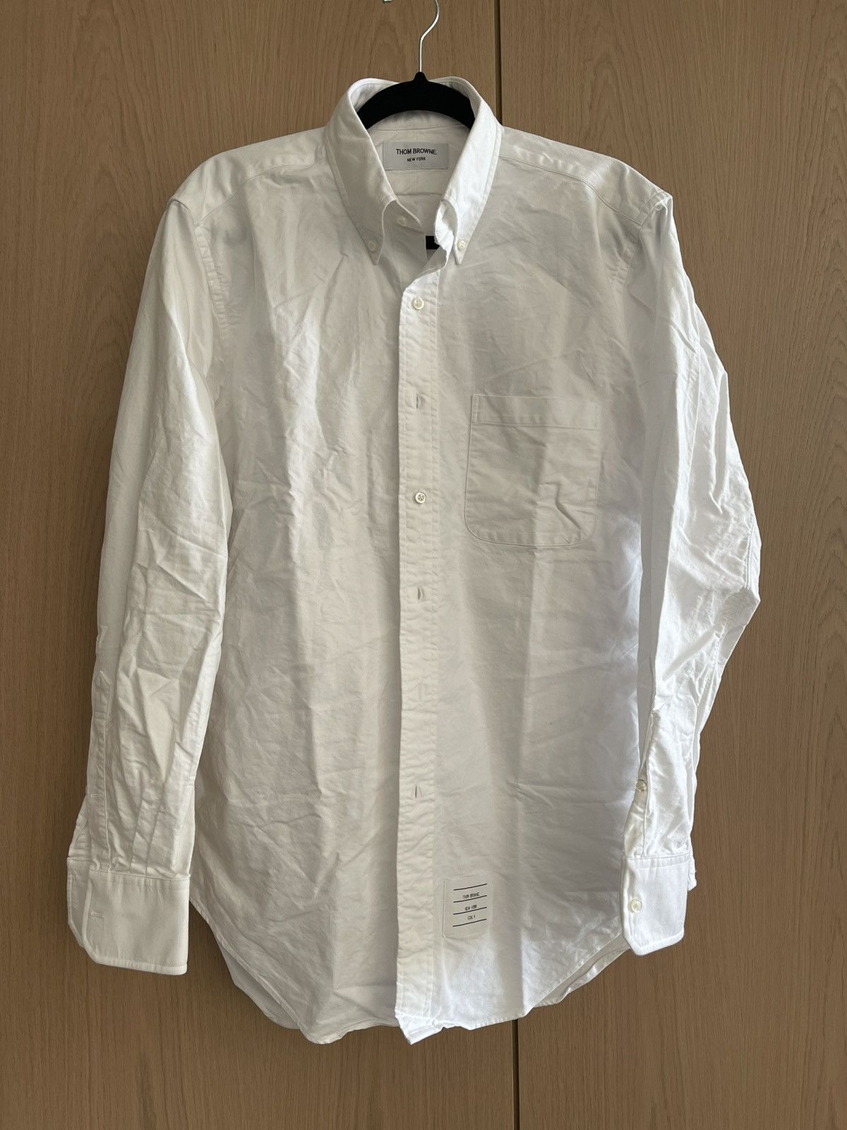 Thom Browne Brand New, Wrinkled Cotton Shirt | Grailed