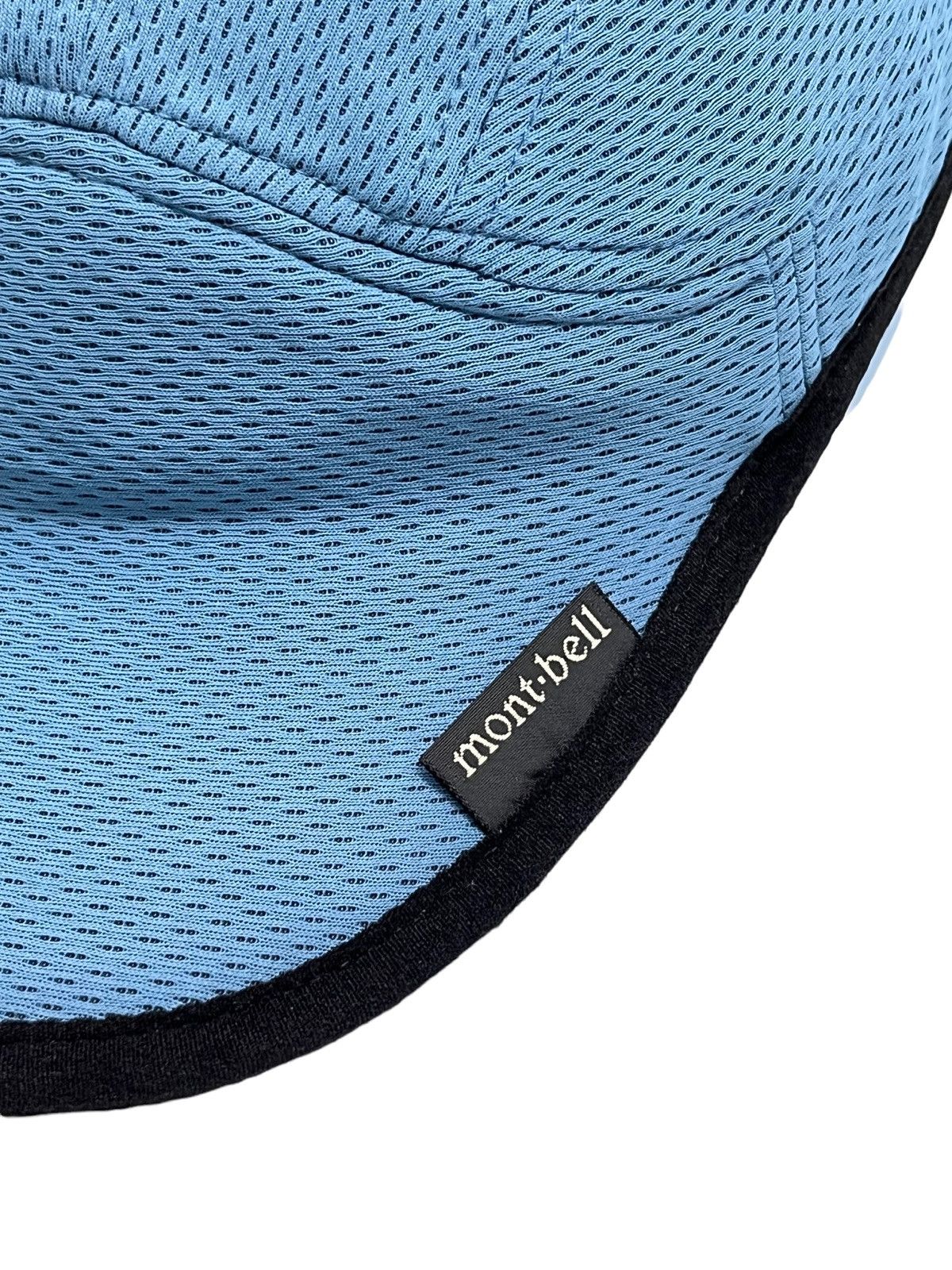 Montbell 🔥Vintage MONTBELL GEOLINE 3D PANEL Polyester Dry Cool Hat Size ONE SIZE - 3 Thumbnail