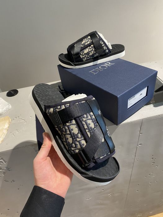 Dior BNWT Dior Alpha Slide Oblique Jacquard | Grailed