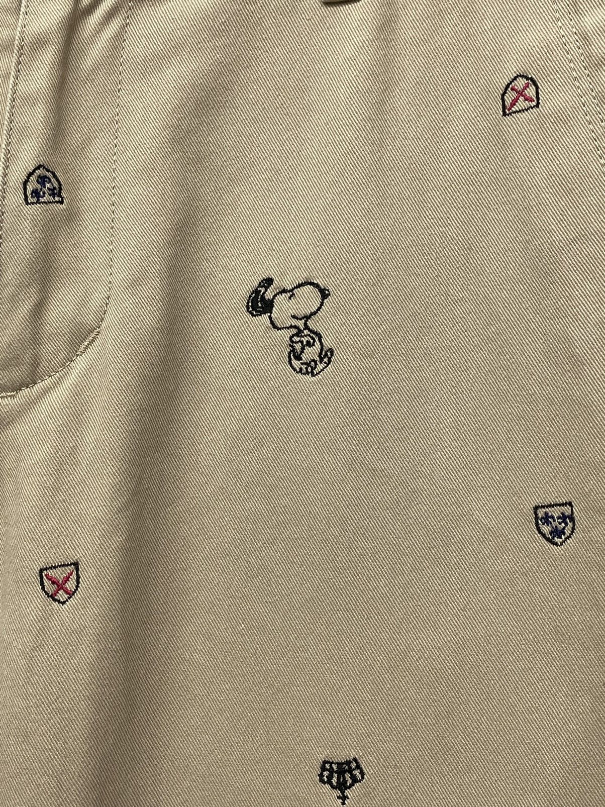 Michel Klein × Peanuts × Vintage FYE🔥MICHEL KLEIN x PEANUTS All Over Embroidery Chino Pants Size US 30 / EU 46 - 2 Thumbnail