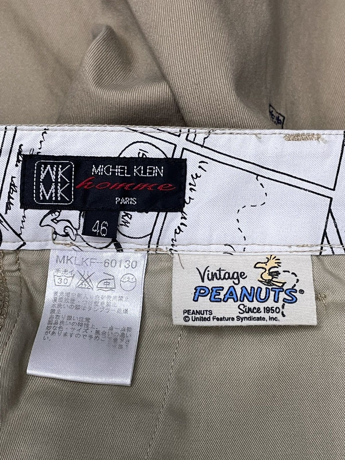 Michel Klein × Peanuts × Vintage FYE🔥MICHEL KLEIN x PEANUTS All Over Embroidery Chino Pants Size US 30 / EU 46 - 5 Thumbnail