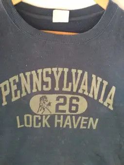 Other VINTAGE PENNSYLVANIA LOCK HAVEN Spell Out Sweatshirt Size US M / EU 48-50 / 2 - 2 Thumbnail