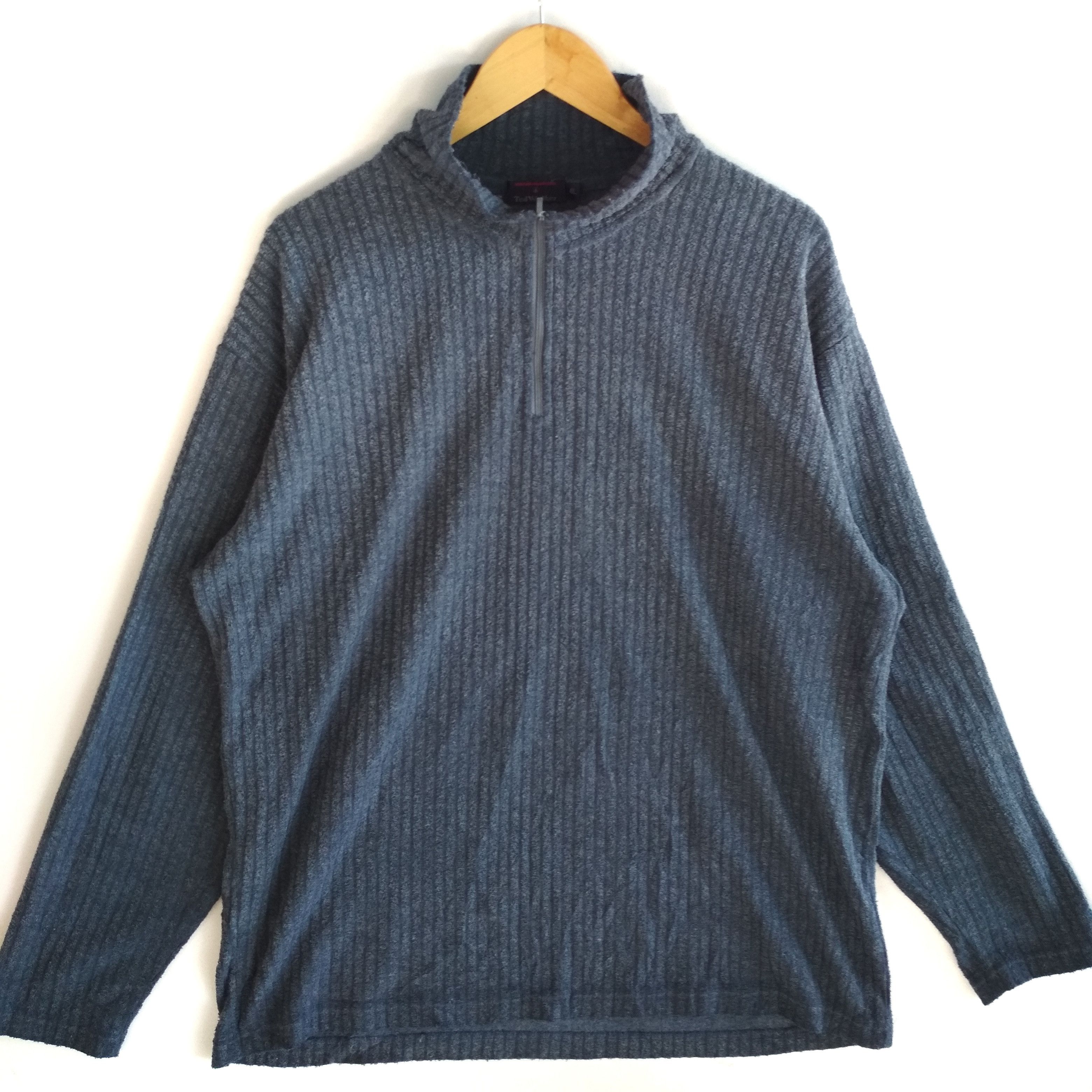 Other TED WALKER NECK ZIPPER FLEECE SWEATSHIRT Size US XXL / EU 58 / 5 - 1 Thumbnail