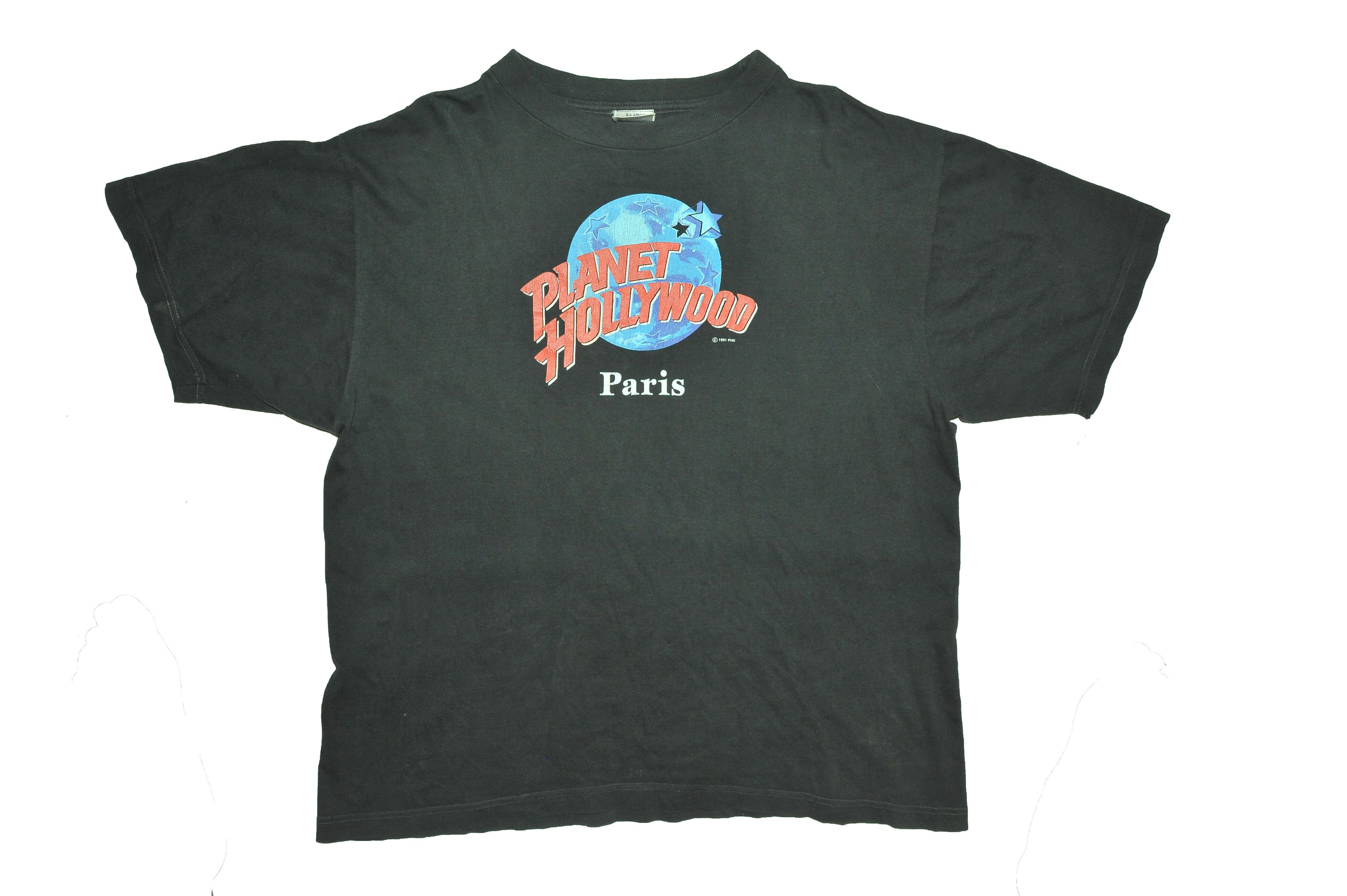 Planet Hollywood Vintage 90s Planet Hollywood Paris T-shirt Size US XL / EU 56 / 4 - 1 Thumbnail