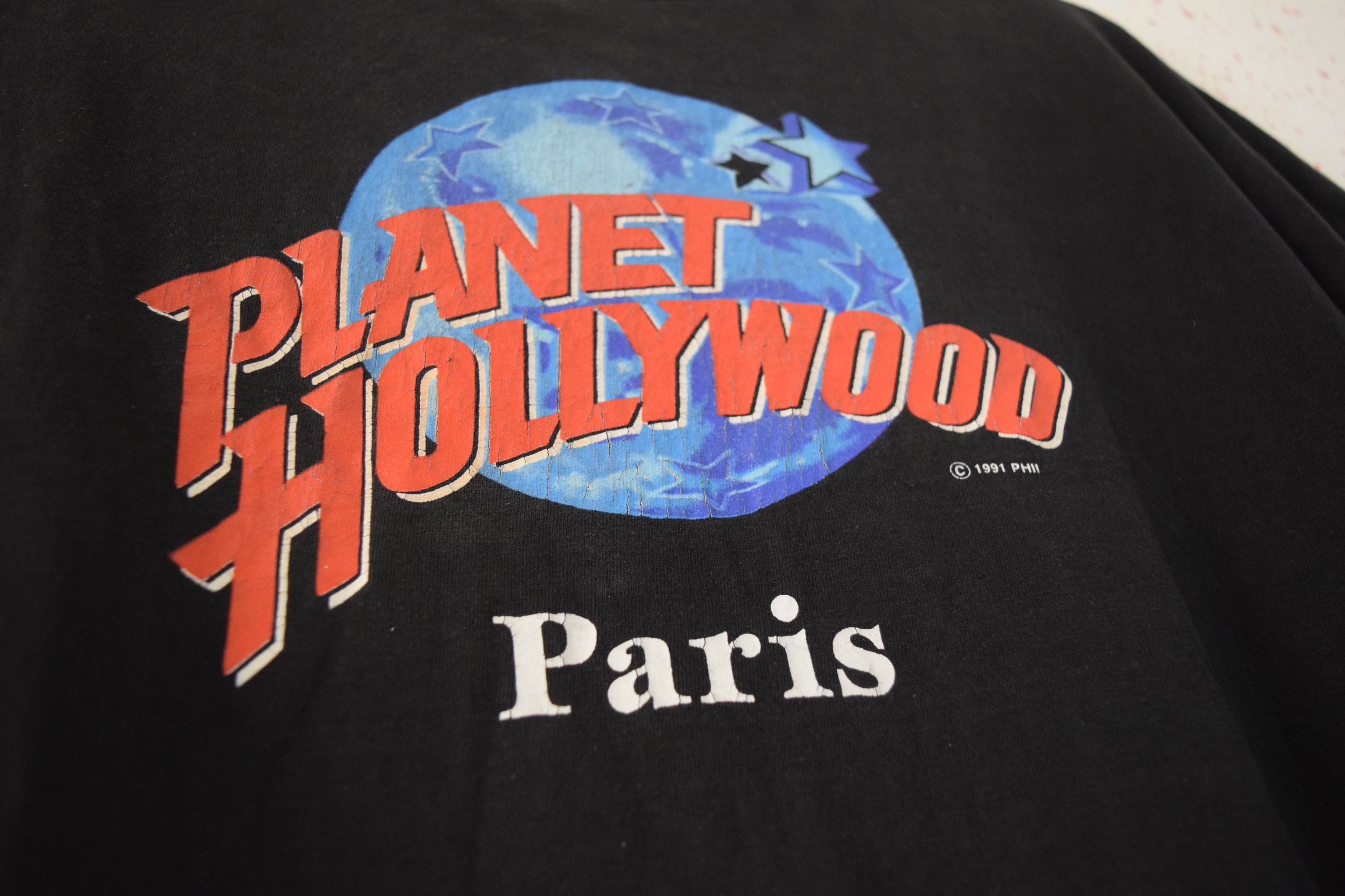 Planet Hollywood Vintage 90s Planet Hollywood Paris T-shirt Size US XL / EU 56 / 4 - 3 Thumbnail