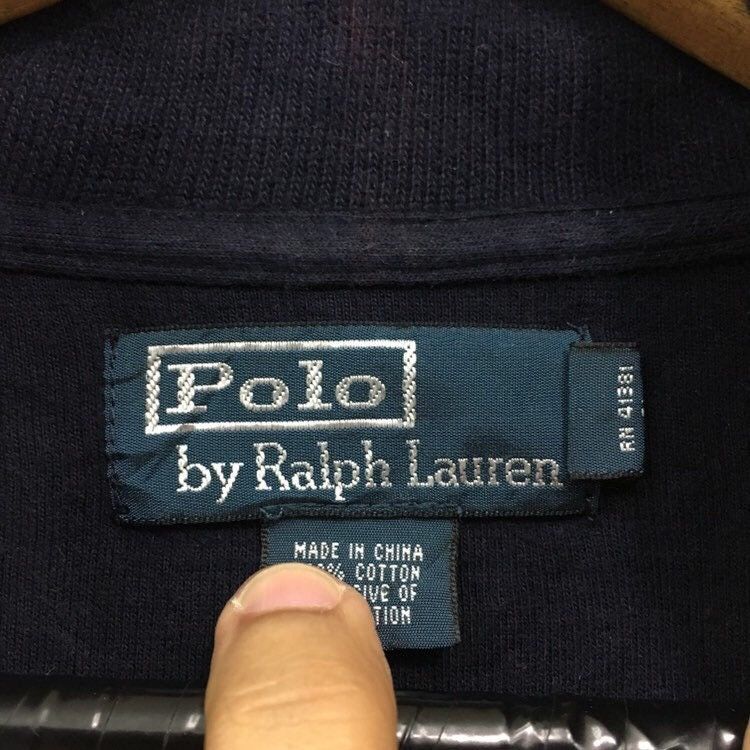 Polo Ralph Lauren Polo By Ralph Lauren Half Zip Sweatshirts Embroidery Size US XL / EU 56 / 4 - 6 Thumbnail