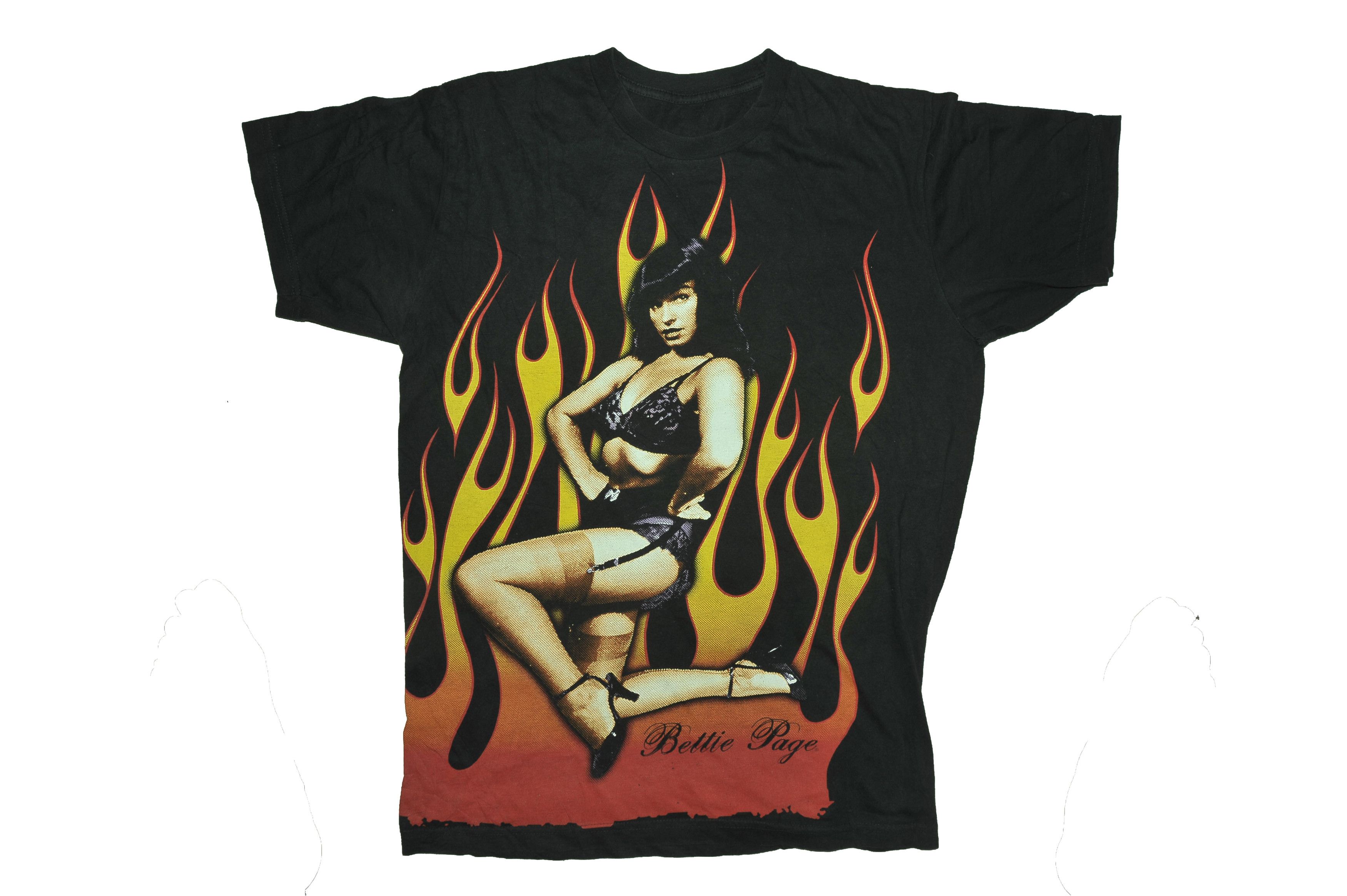 Vintage Vintage Bettie Page T-shirt Size US M / EU 48-50 / 2 - 1 Thumbnail