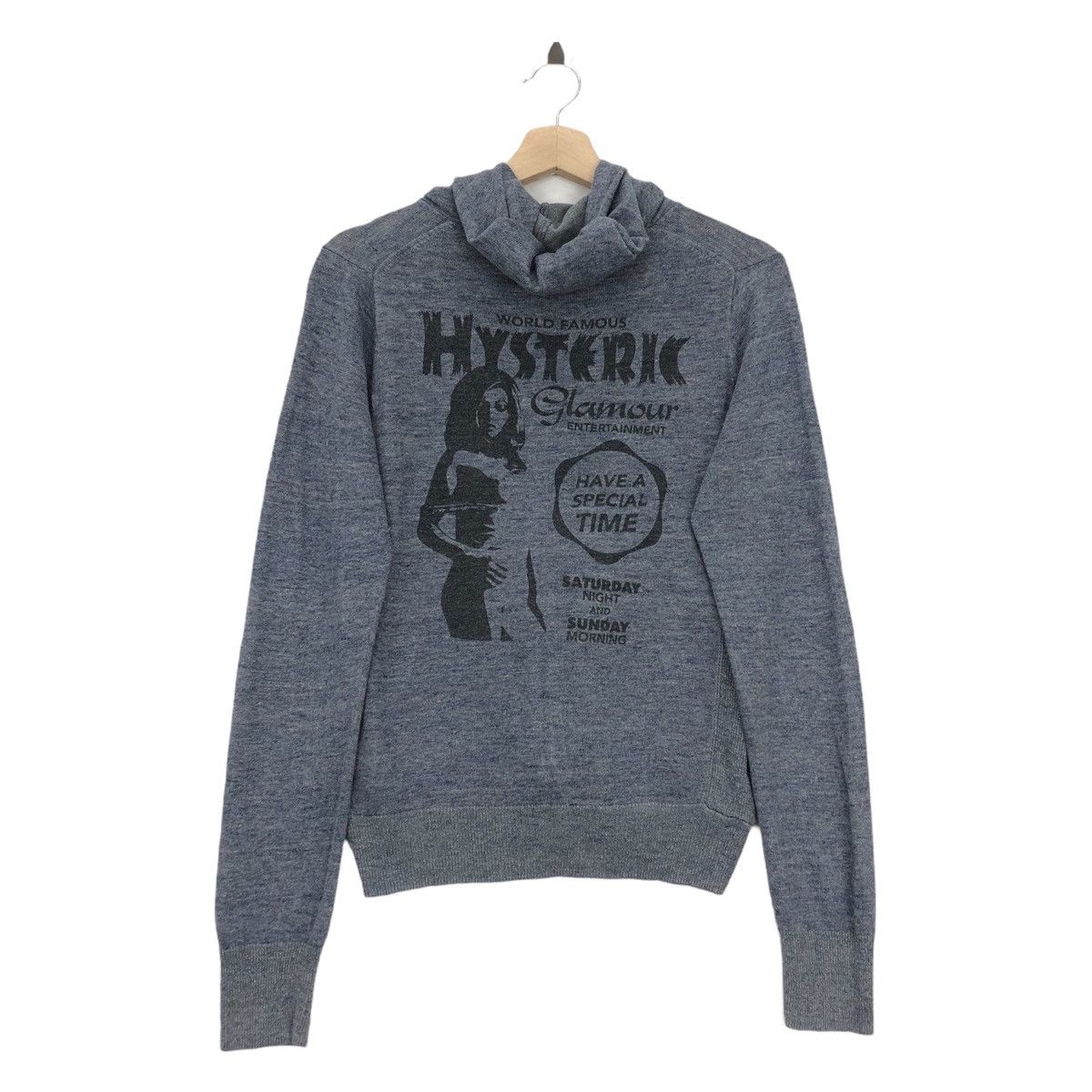 Vtg HYSTERIC GLAMOUR Sweater Hoodie Sweatshirt Pullover