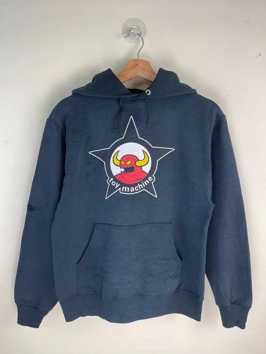Rare Item! Toy Machine Skateboard Distress Hoodie