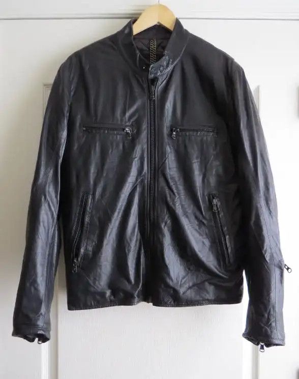 Mastercraft Union Lamb Leather Moto Jacket M Italy | Grailed