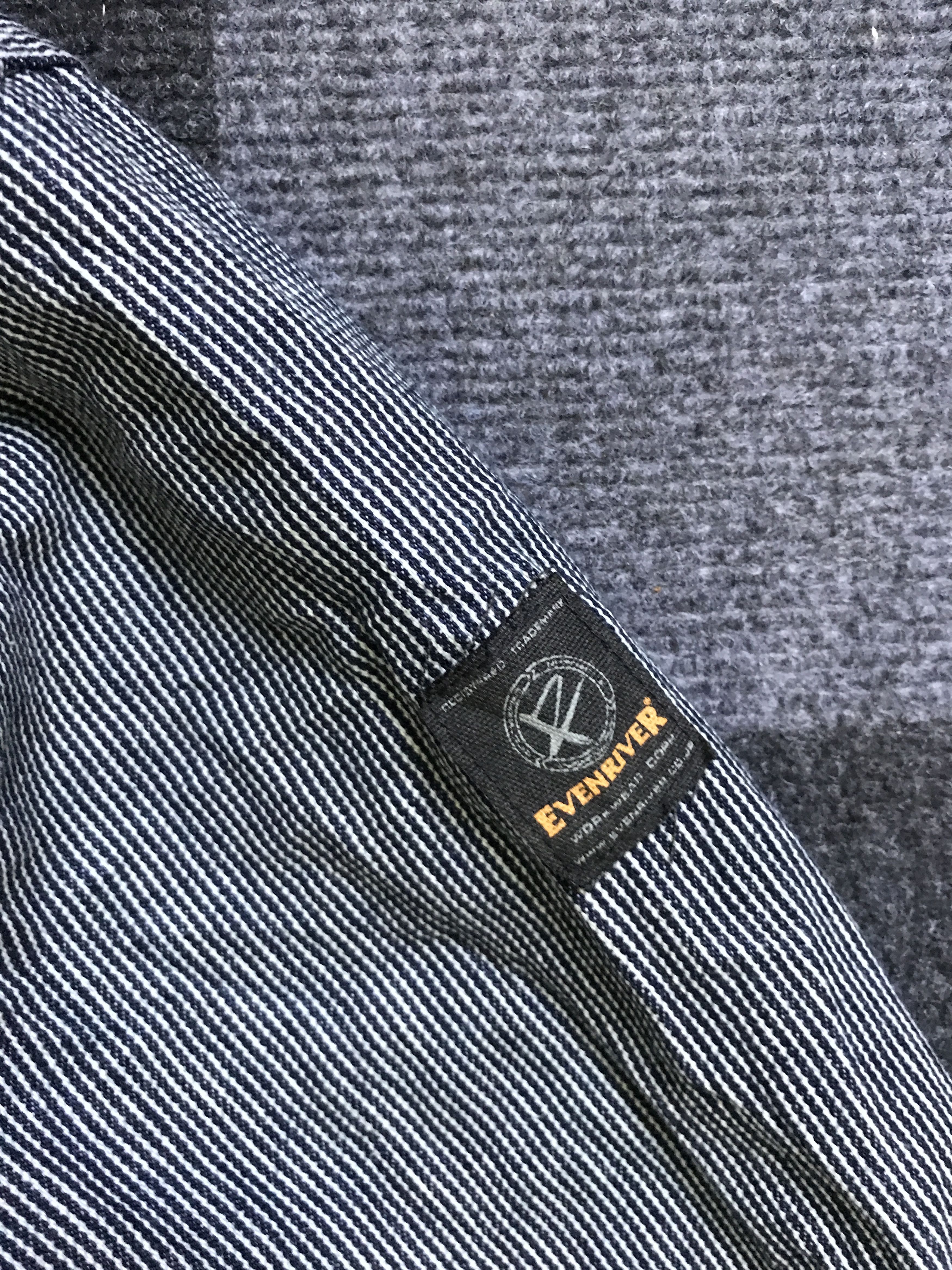 Japanese Brand CVA7 EVENRIVER Japan Workwear Fine Hickory Coverall Size US 40 / EU 56 - 7 Thumbnail