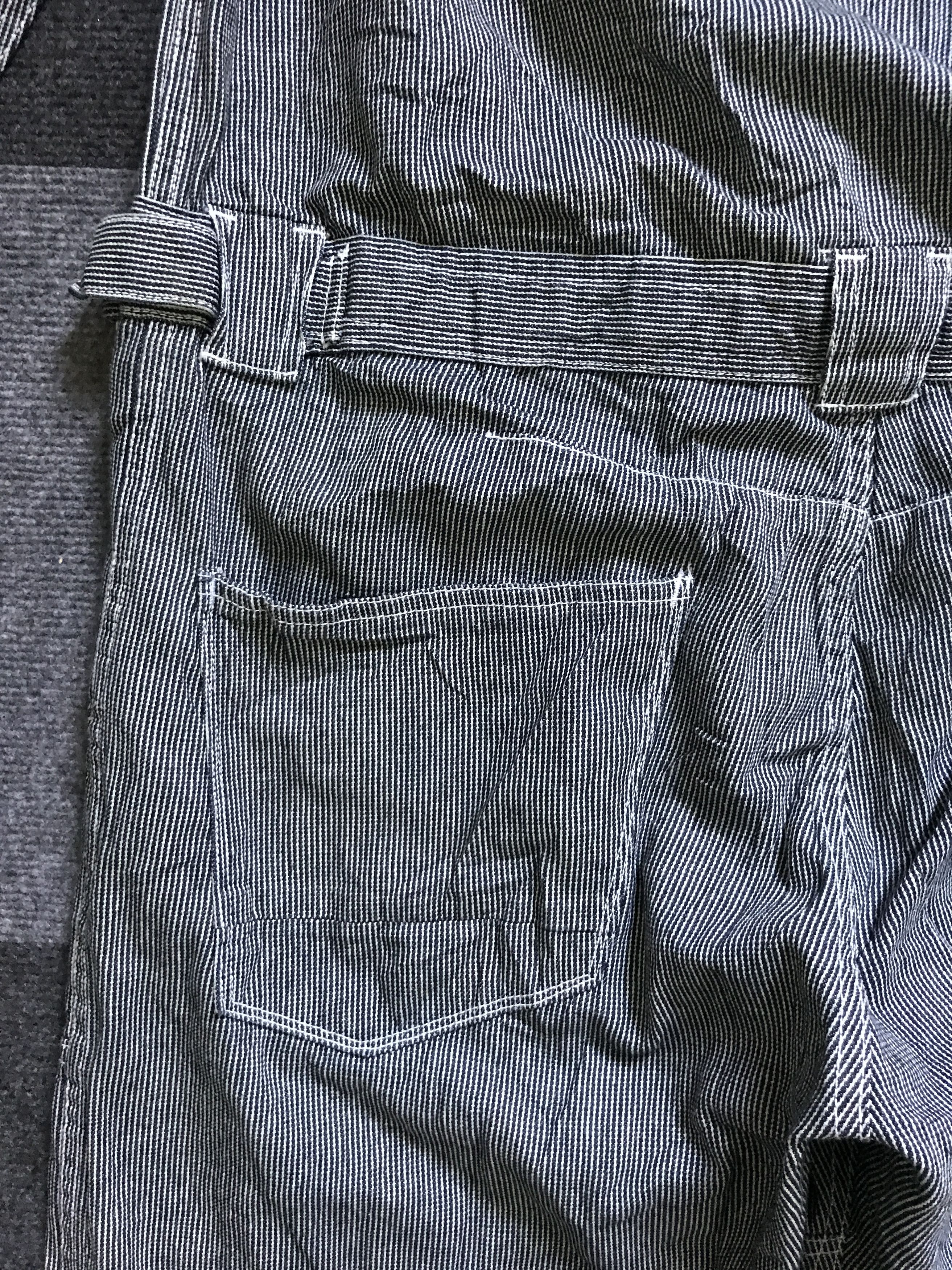Japanese Brand CVA7 EVENRIVER Japan Workwear Fine Hickory Coverall Size US 40 / EU 56 - 14 Thumbnail