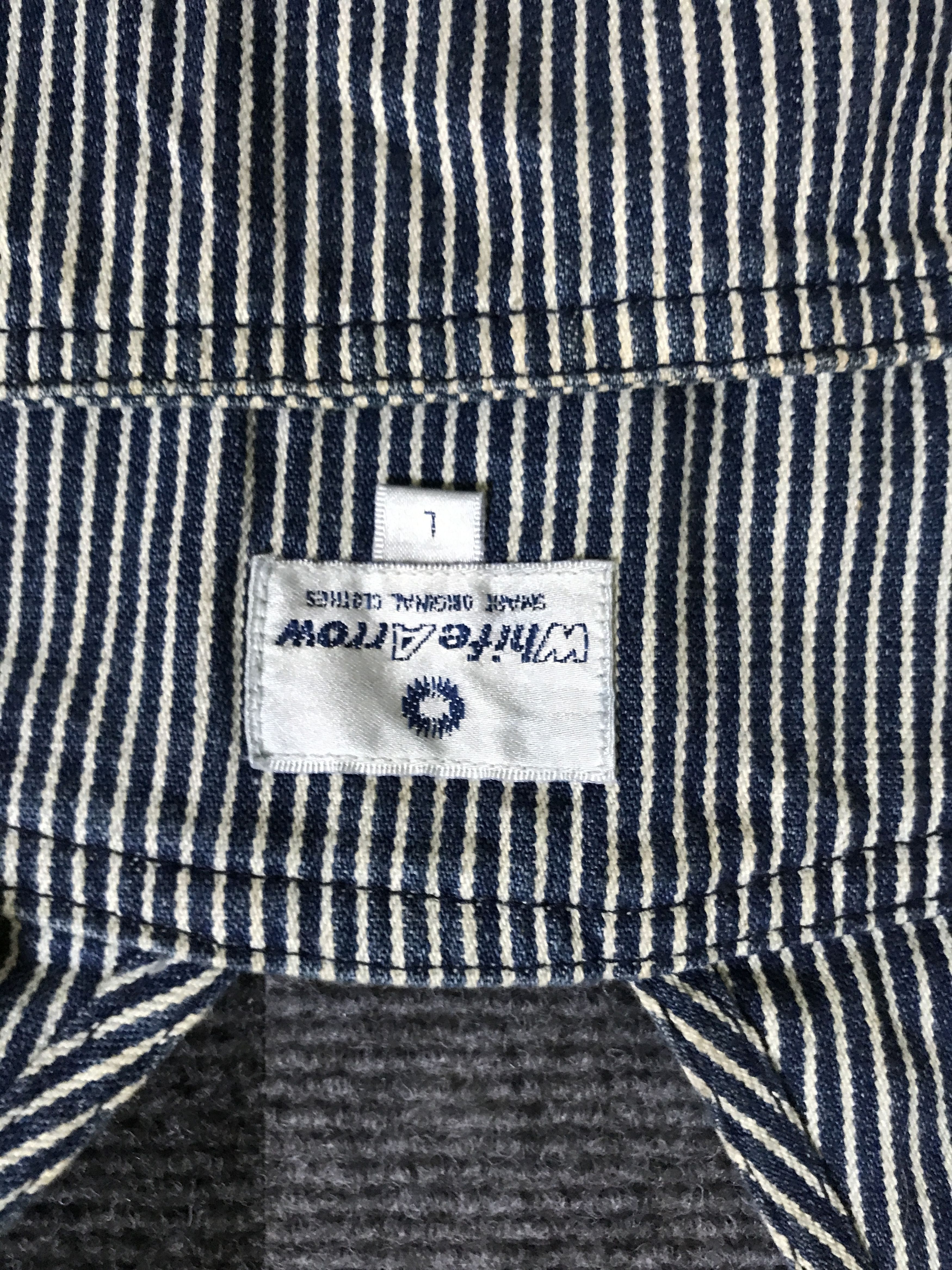 Japanese Brand OVA1 White Arrow Japan Overall Size US 37 - 9 Thumbnail