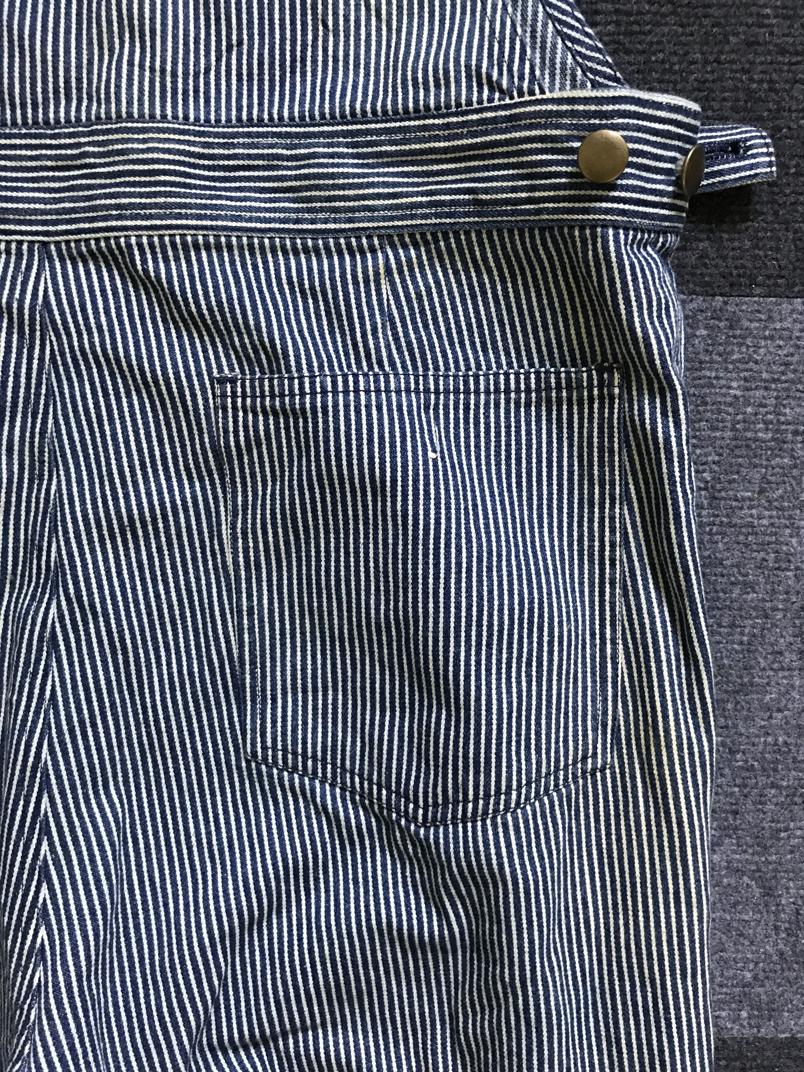 Japanese Brand OVA1 White Arrow Japan Overall Size US 37 - 13 Thumbnail