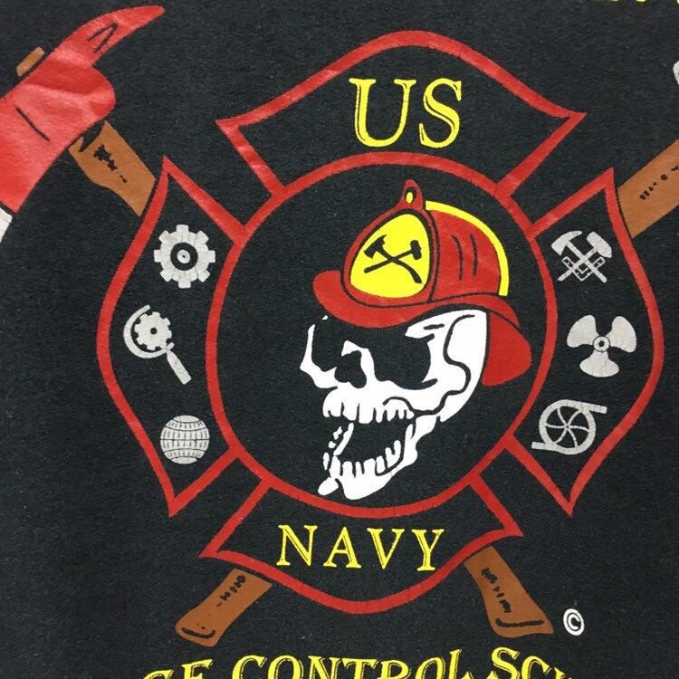 Vintage US Navy Hoodie Sweatshirt Big Logo SpellOut Pullover