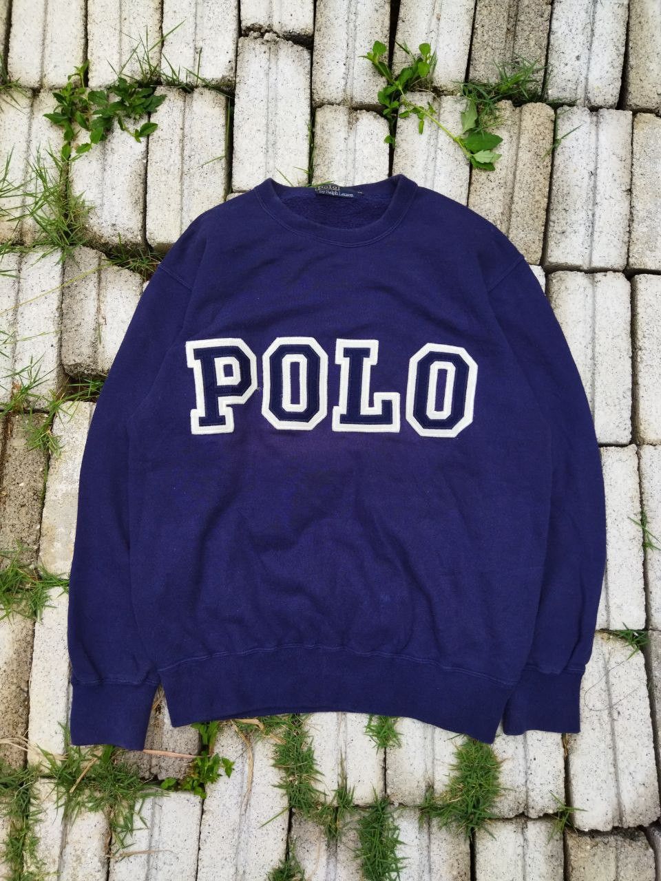 Polo Ralph Lauren Vintage Polo Ralph Lauren Spellout Crewneck Size US M / EU 48-50 / 2 - 1 Thumbnail