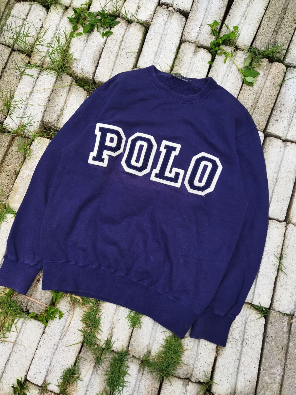 Polo Ralph Lauren Vintage Polo Ralph Lauren Spellout Crewneck Size US M / EU 48-50 / 2 - 2 Thumbnail